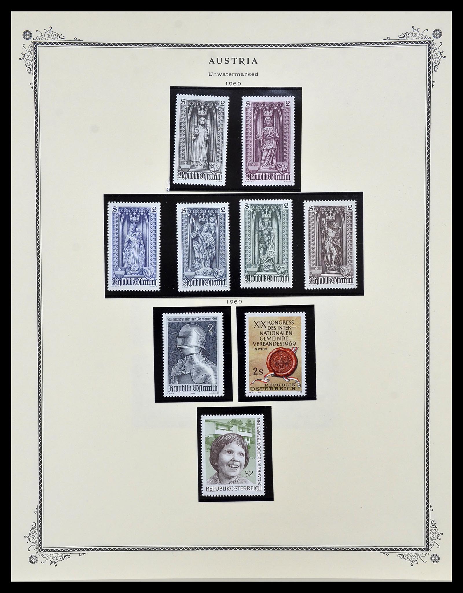 34398 046 - Postzegelverzameling 34398 Oostenrijk 1850-1975.