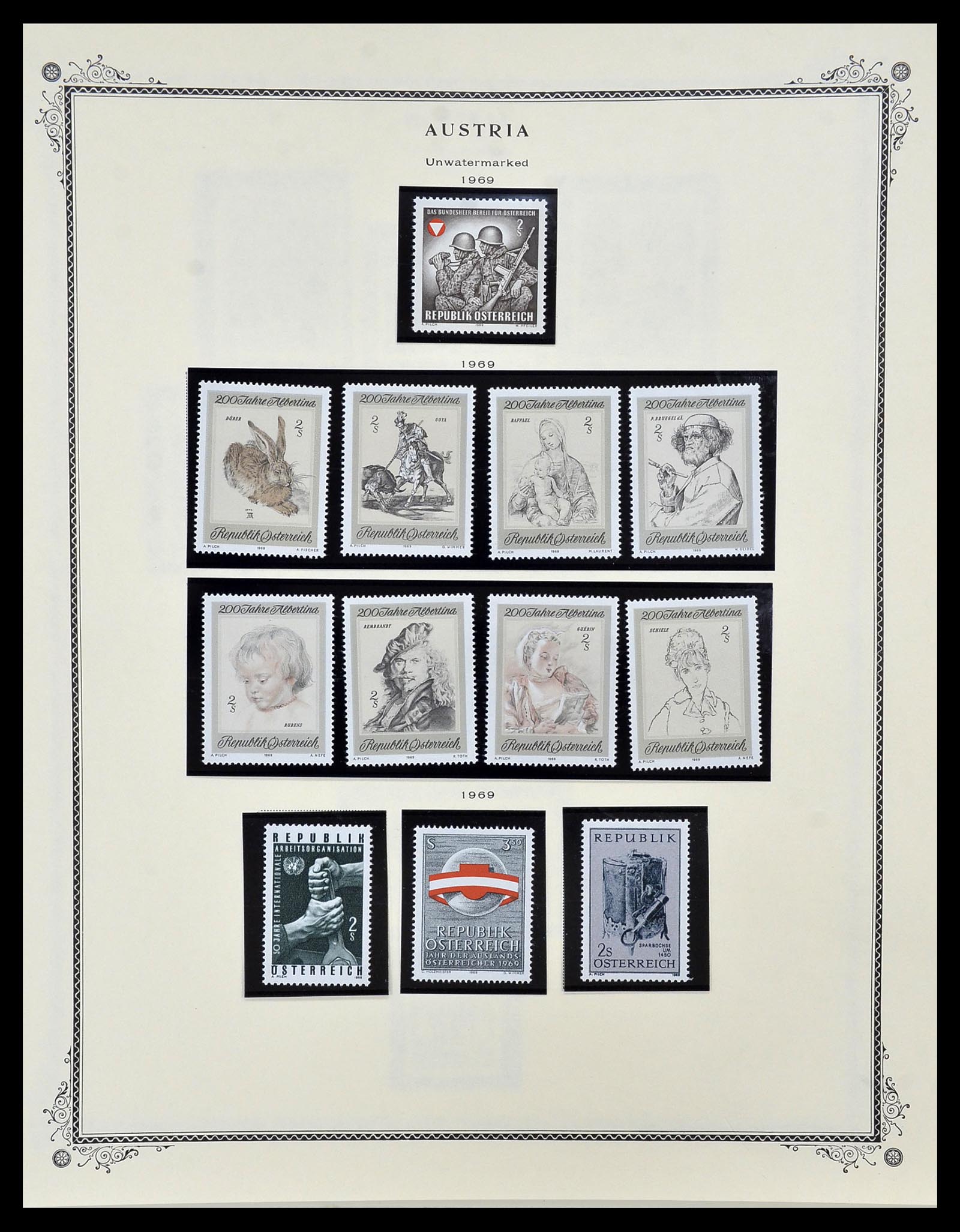34398 048 - Postzegelverzameling 34398 Oostenrijk 1850-1975.