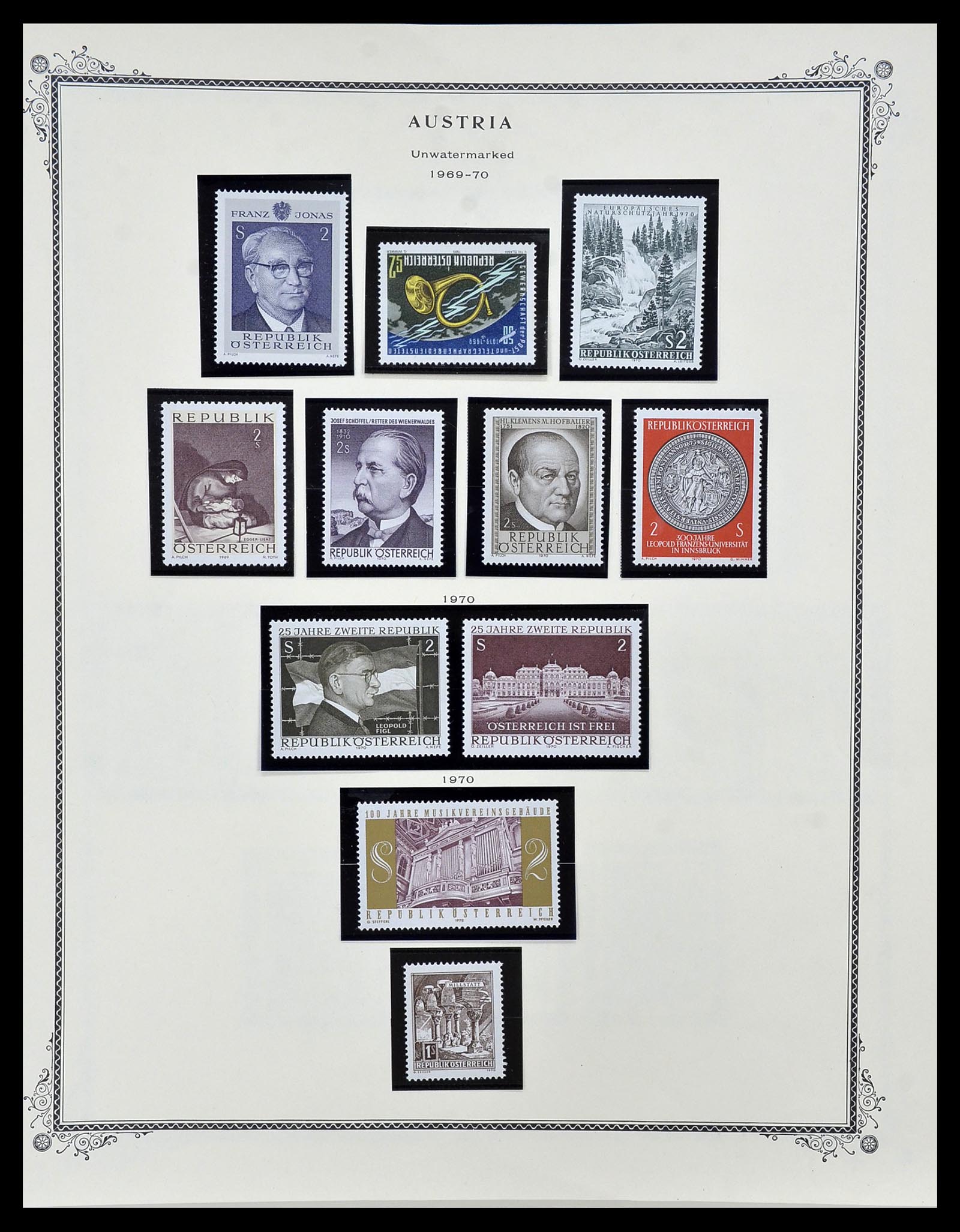 34398 049 - Postzegelverzameling 34398 Oostenrijk 1850-1975.