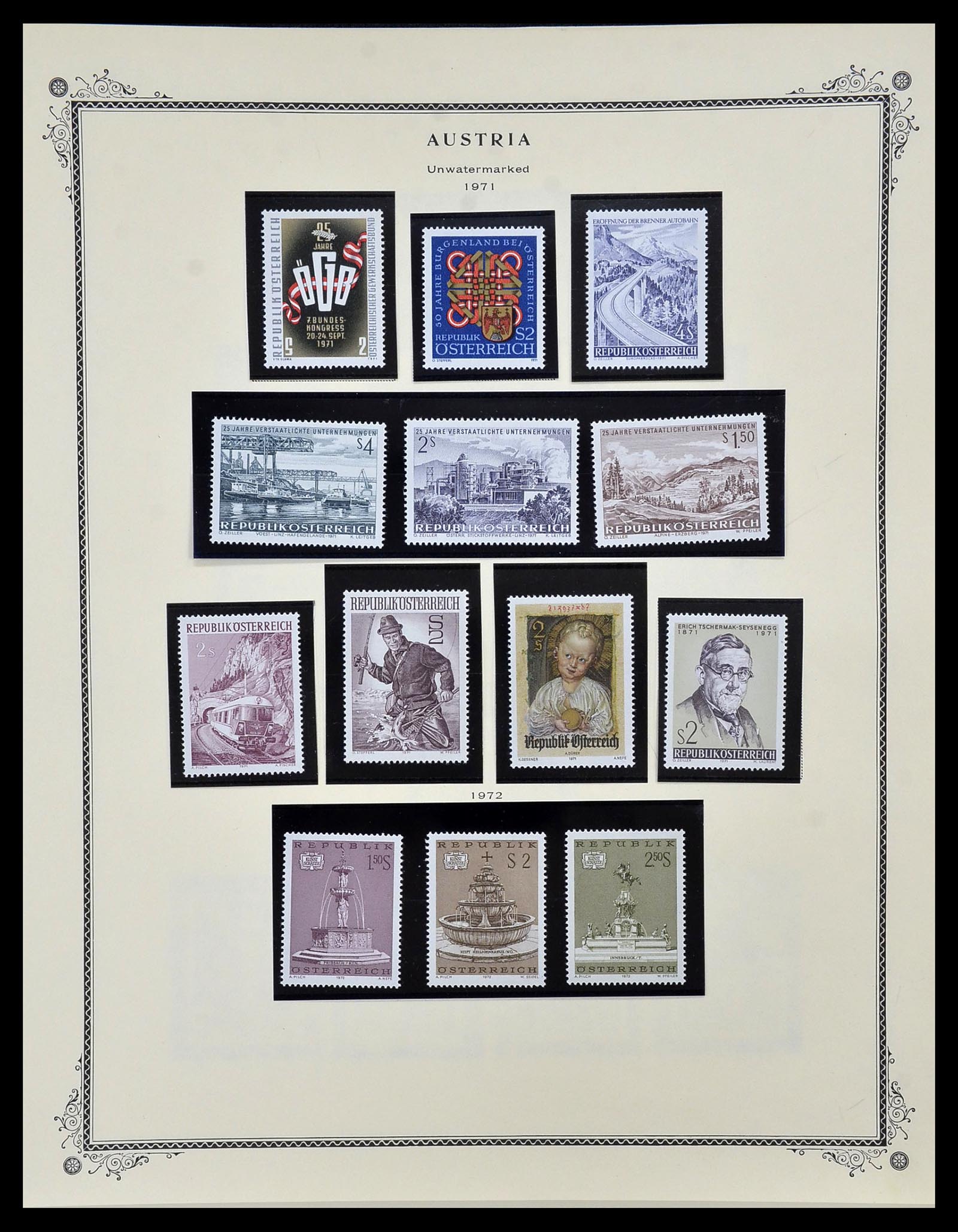 34398 053 - Postzegelverzameling 34398 Oostenrijk 1850-1975.