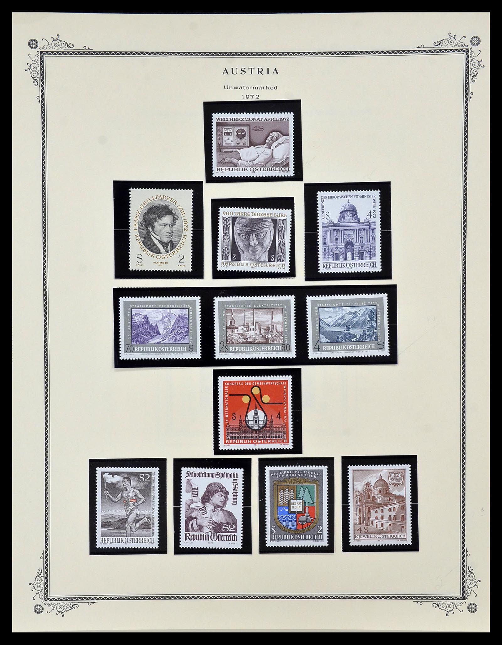 34398 054 - Postzegelverzameling 34398 Oostenrijk 1850-1975.