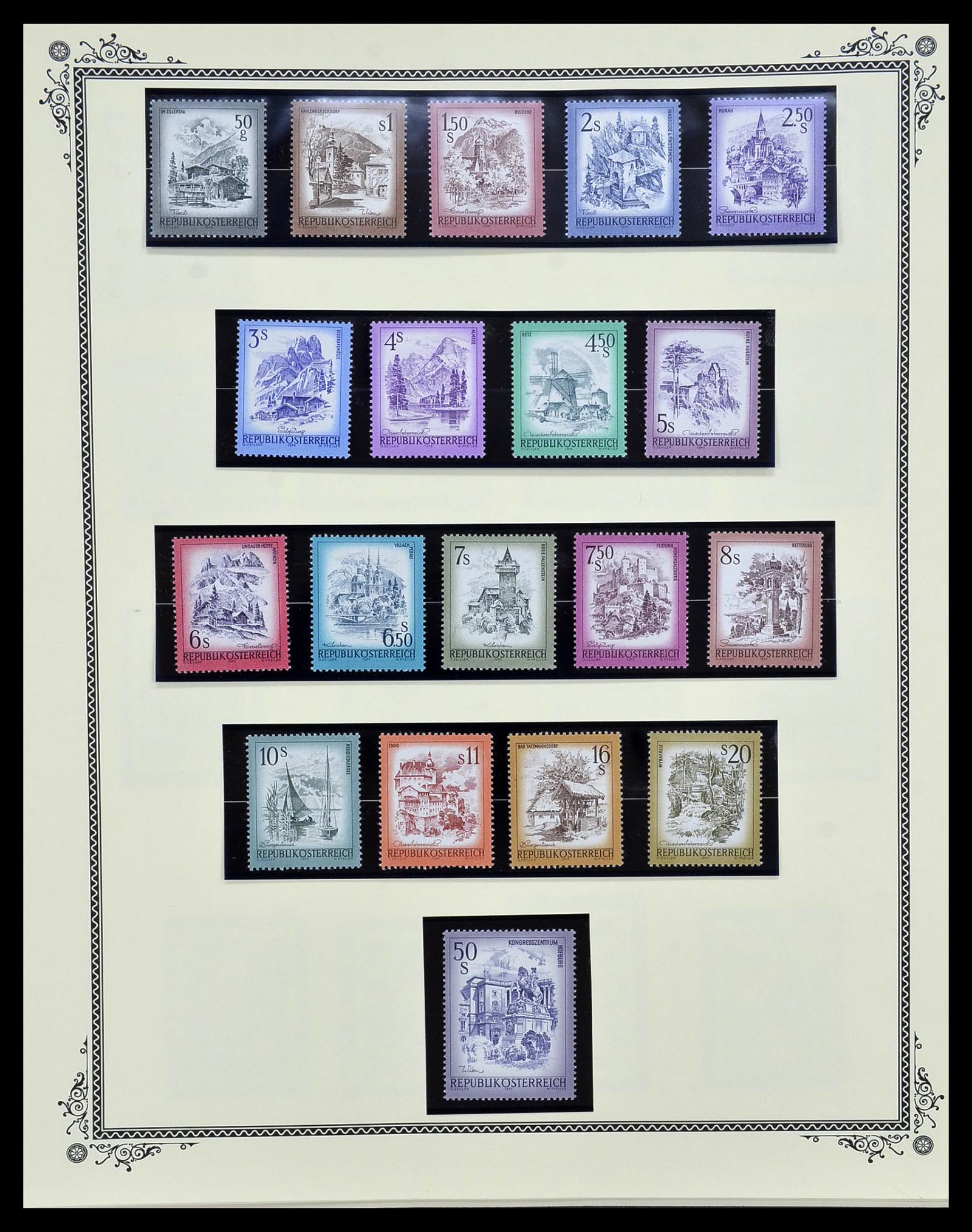 34398 058 - Postzegelverzameling 34398 Oostenrijk 1850-1975.