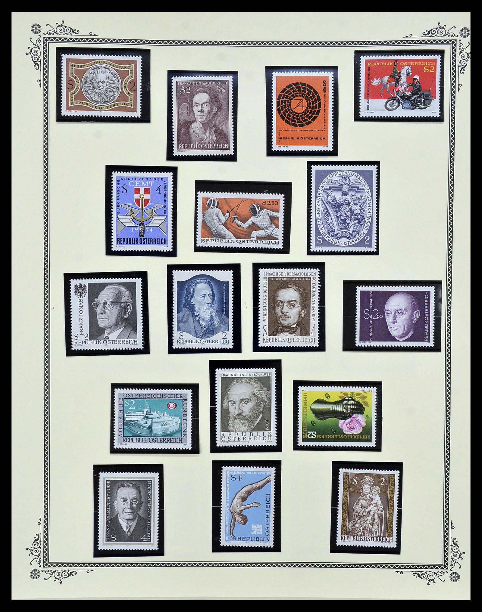 34398 060 - Postzegelverzameling 34398 Oostenrijk 1850-1975.