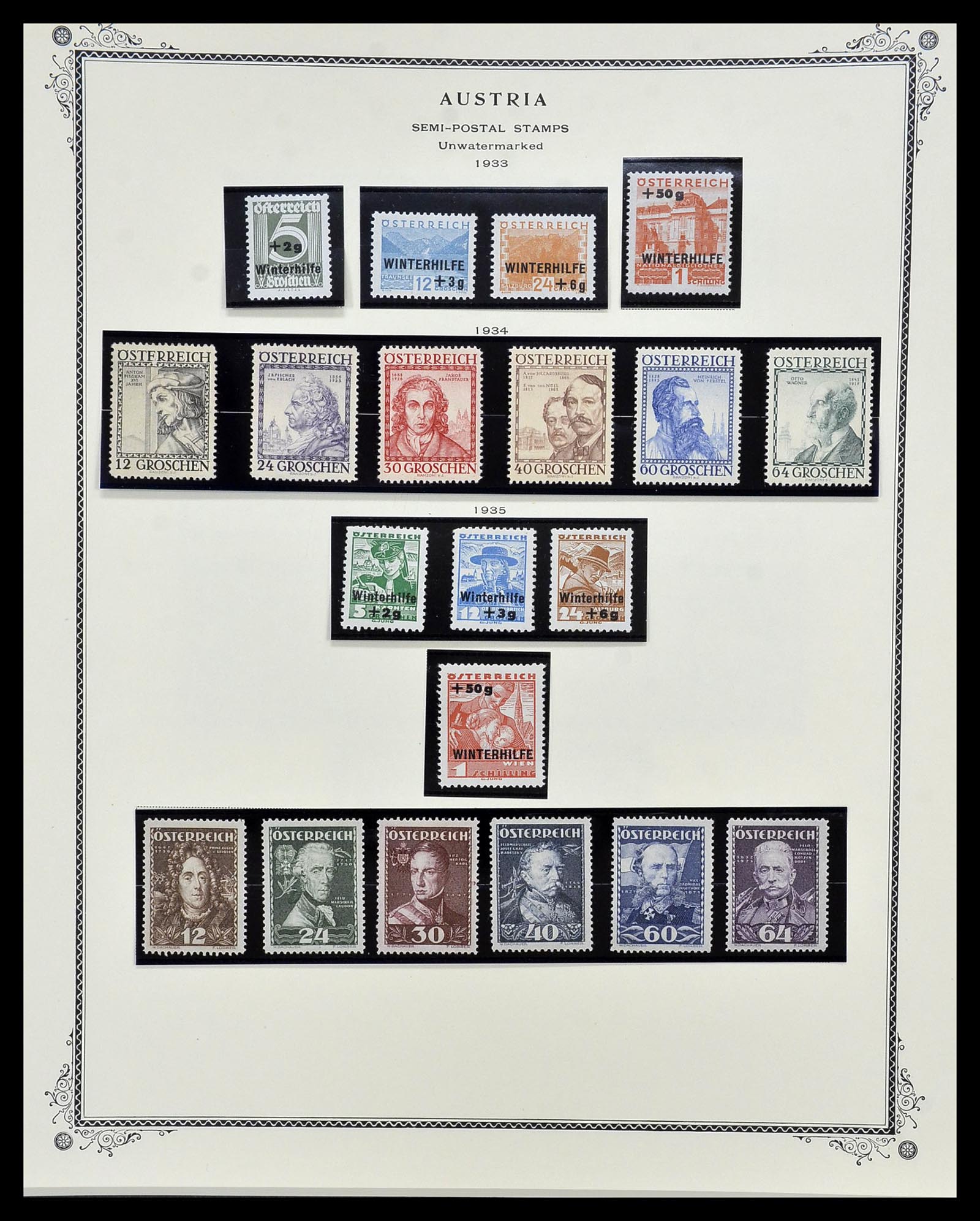34398 070 - Stamp collection 34398 Austria 1850-1975.