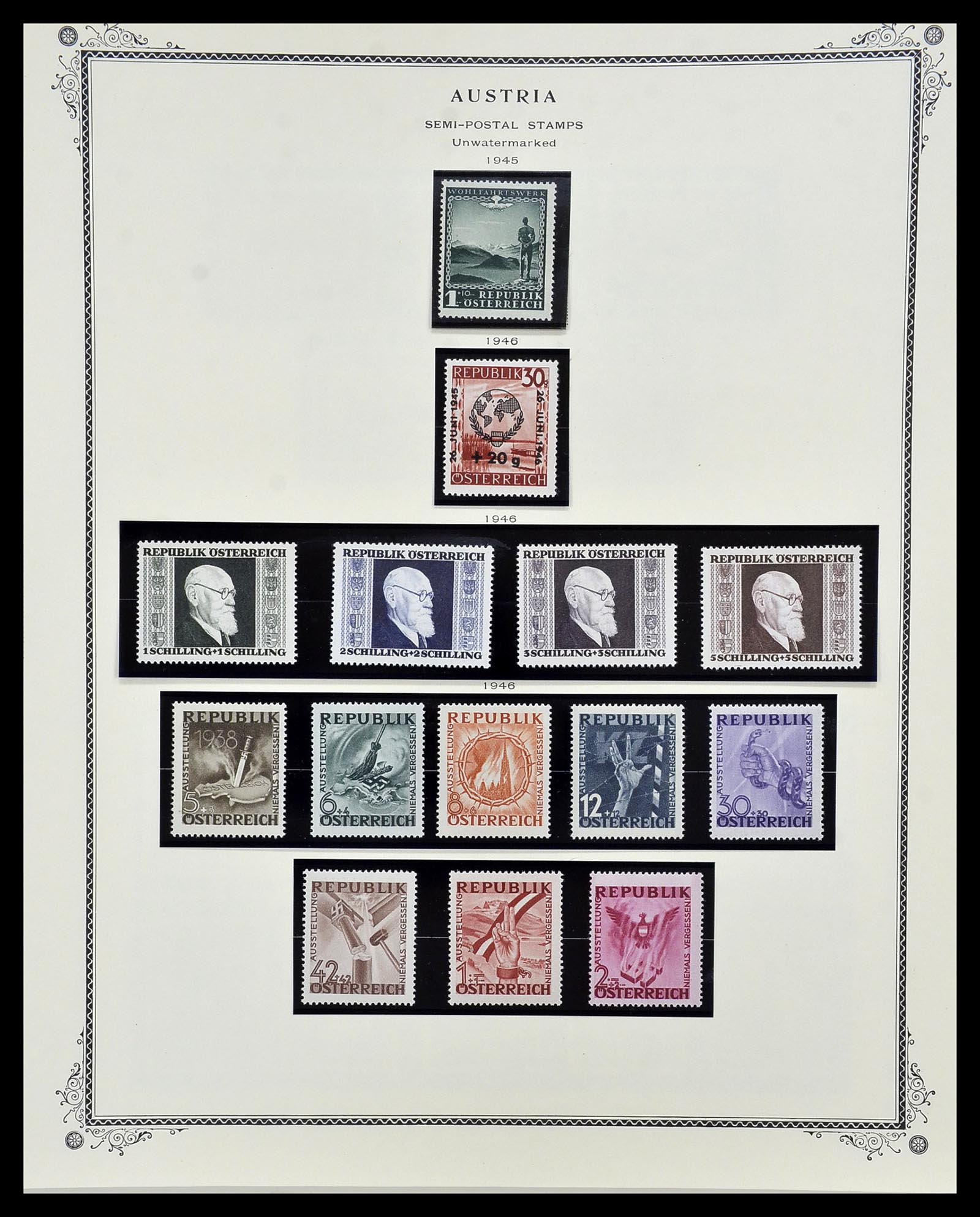 34398 073 - Stamp collection 34398 Austria 1850-1975.