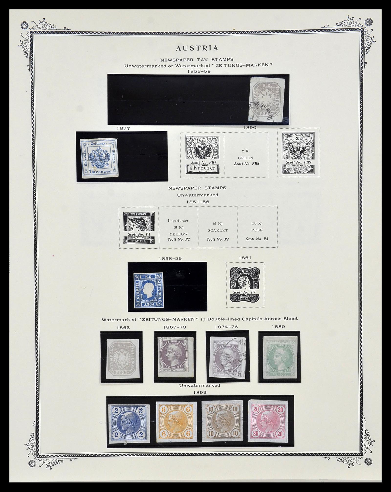 34398 103 - Postzegelverzameling 34398 Oostenrijk 1850-1975.