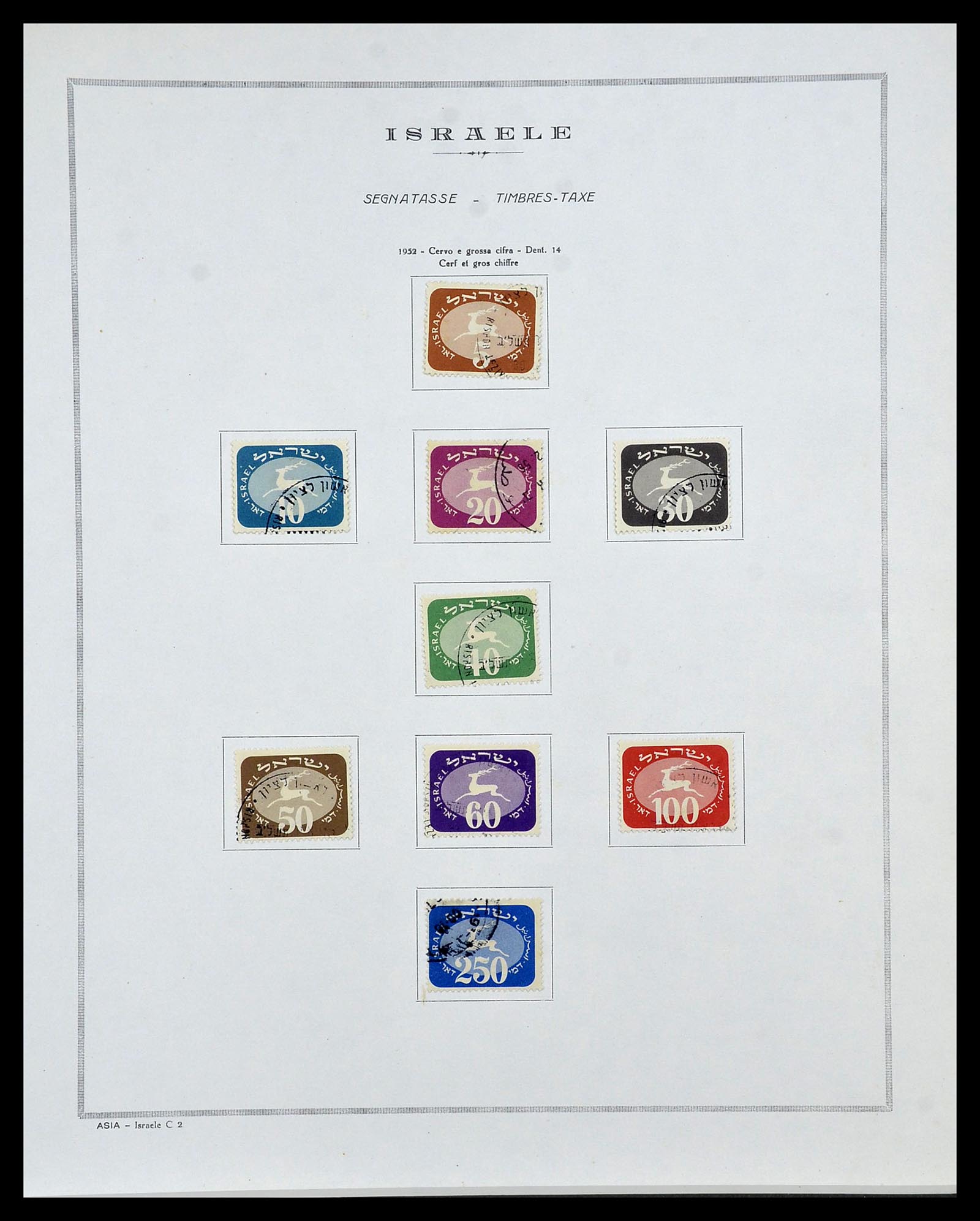34399 030 - Postzegelverzameling 34399 Israël 1948-1961.