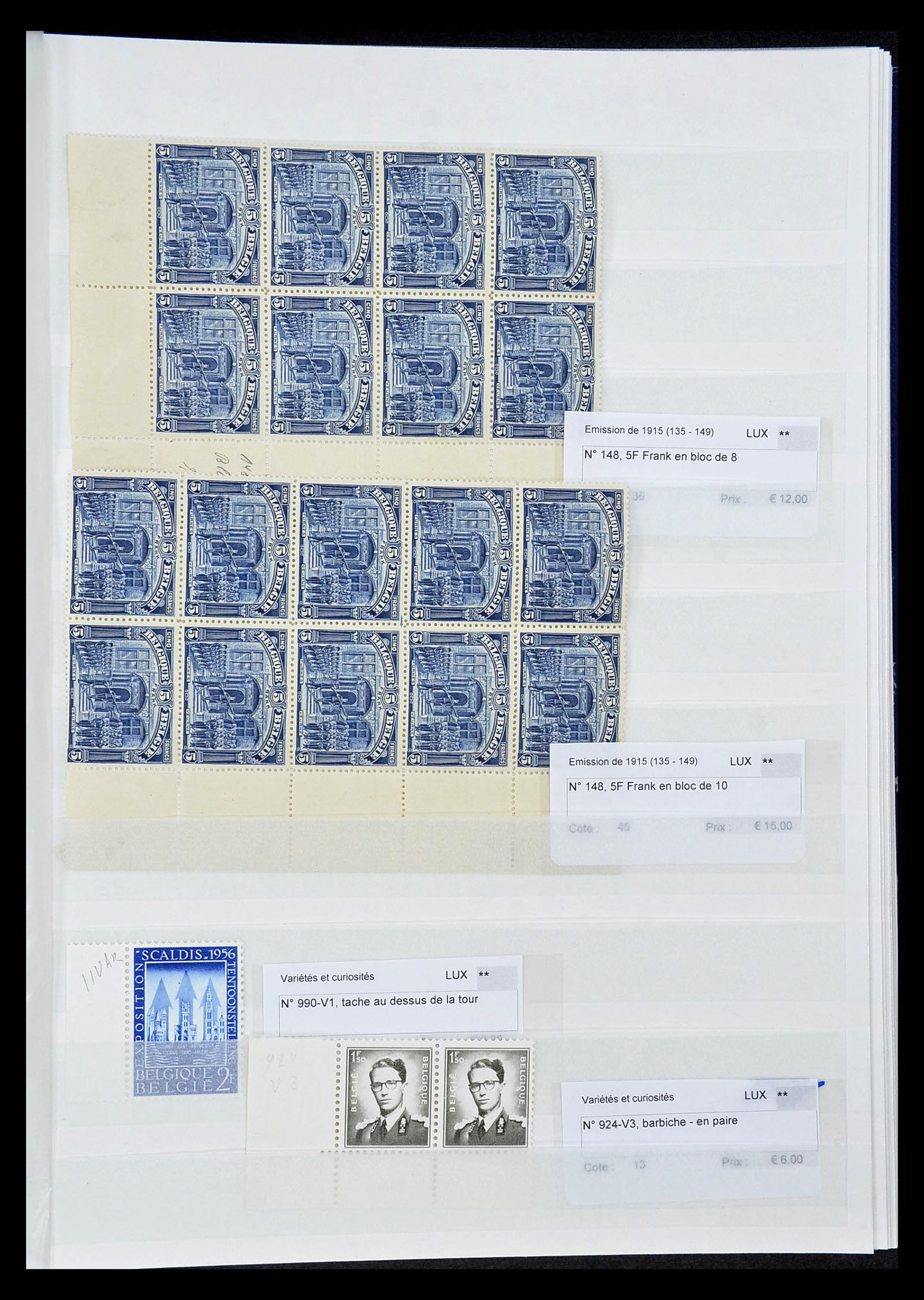 34400 004 - Postzegelverzameling 34400 Wereld betere zegels 1870-1950.