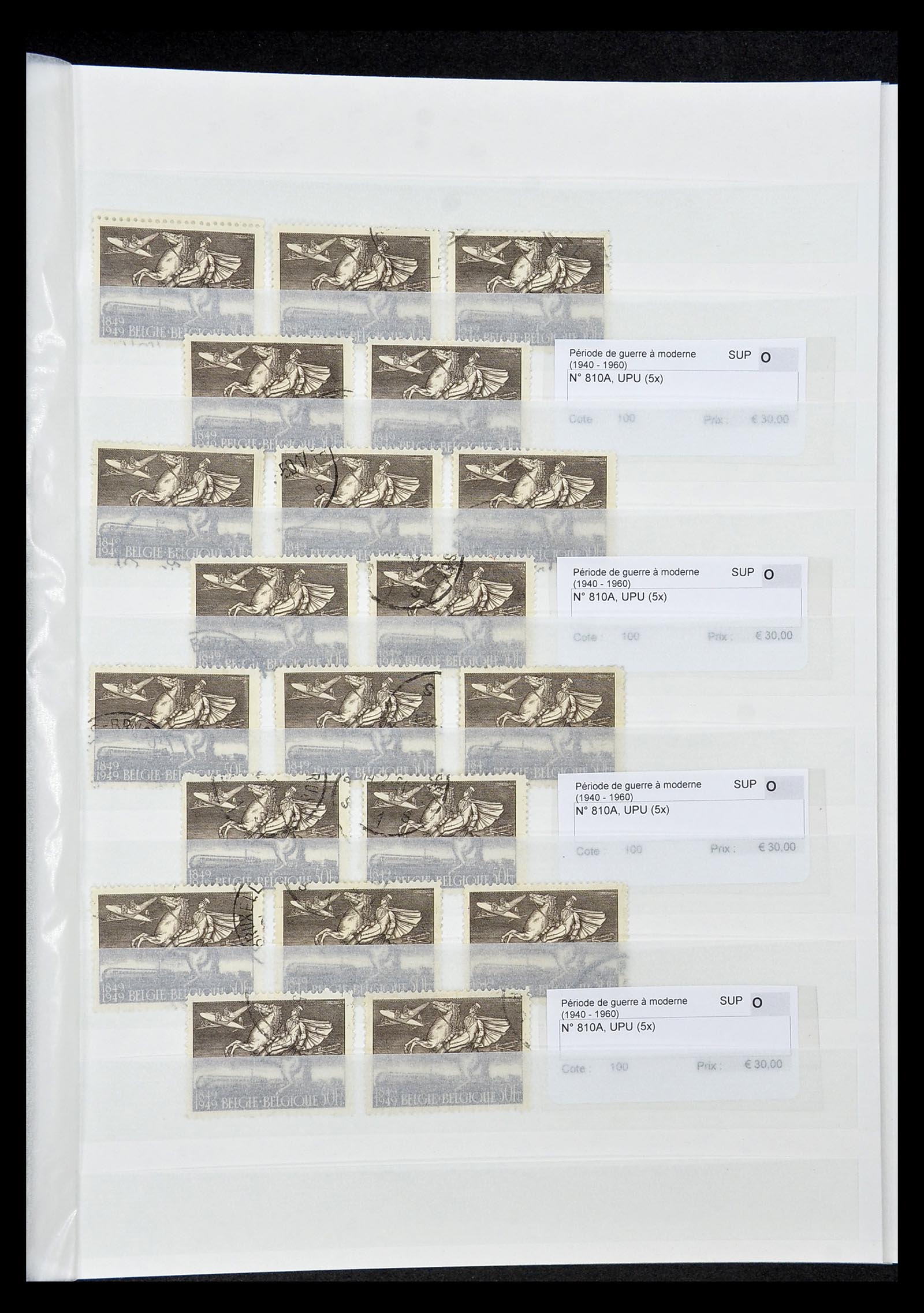34400 009 - Postzegelverzameling 34400 Wereld betere zegels 1870-1950.