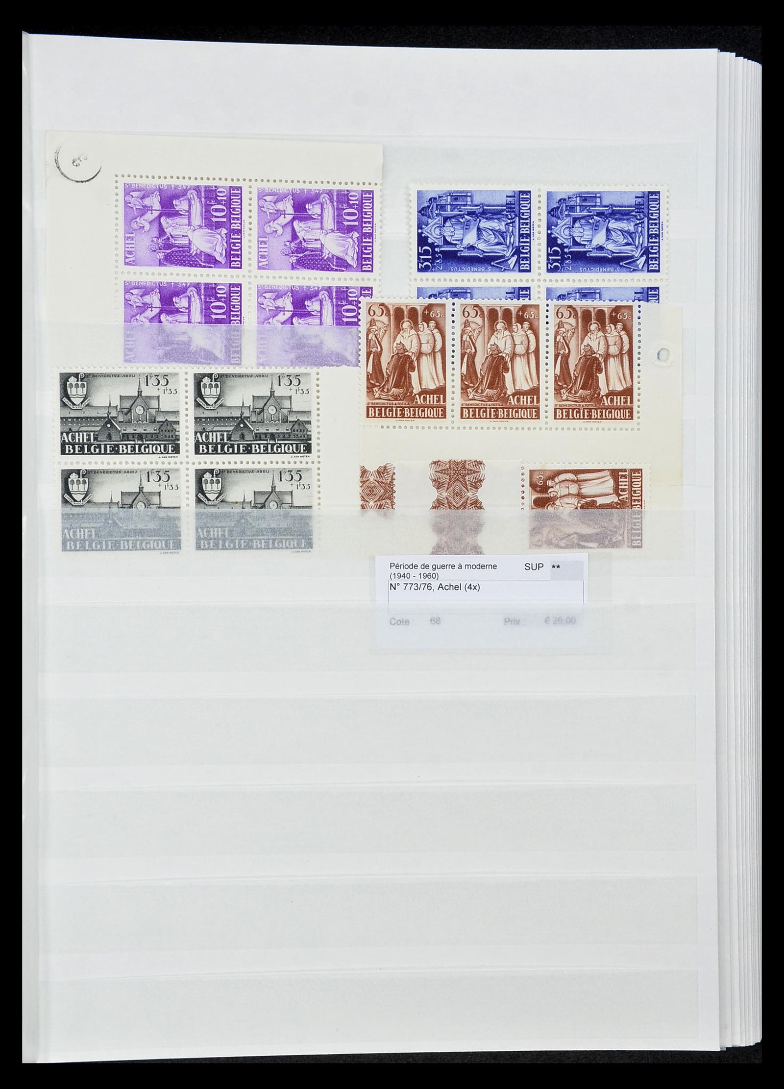 34400 011 - Postzegelverzameling 34400 Wereld betere zegels 1870-1950.