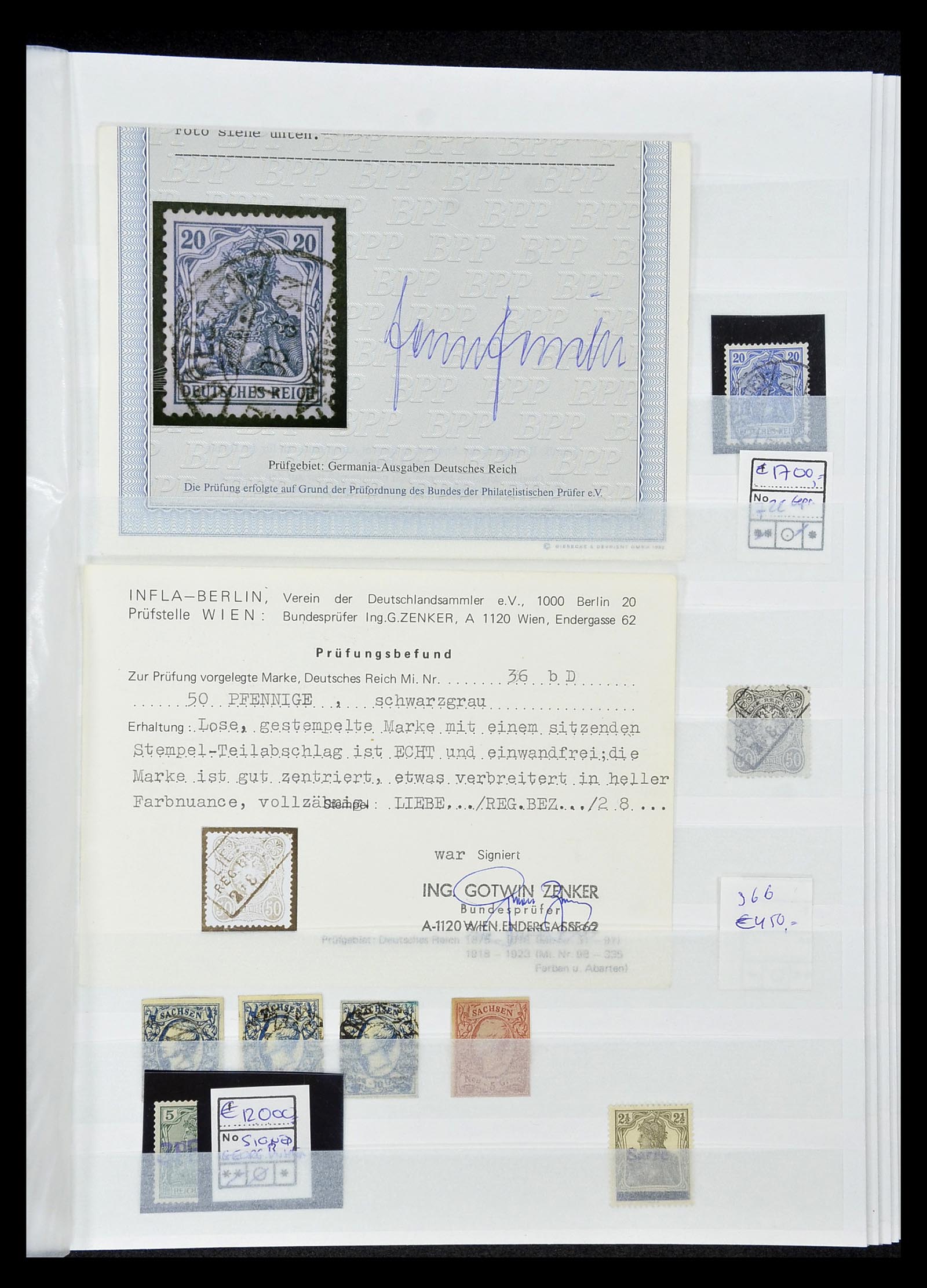 34400 016 - Postzegelverzameling 34400 Wereld betere zegels 1870-1950.