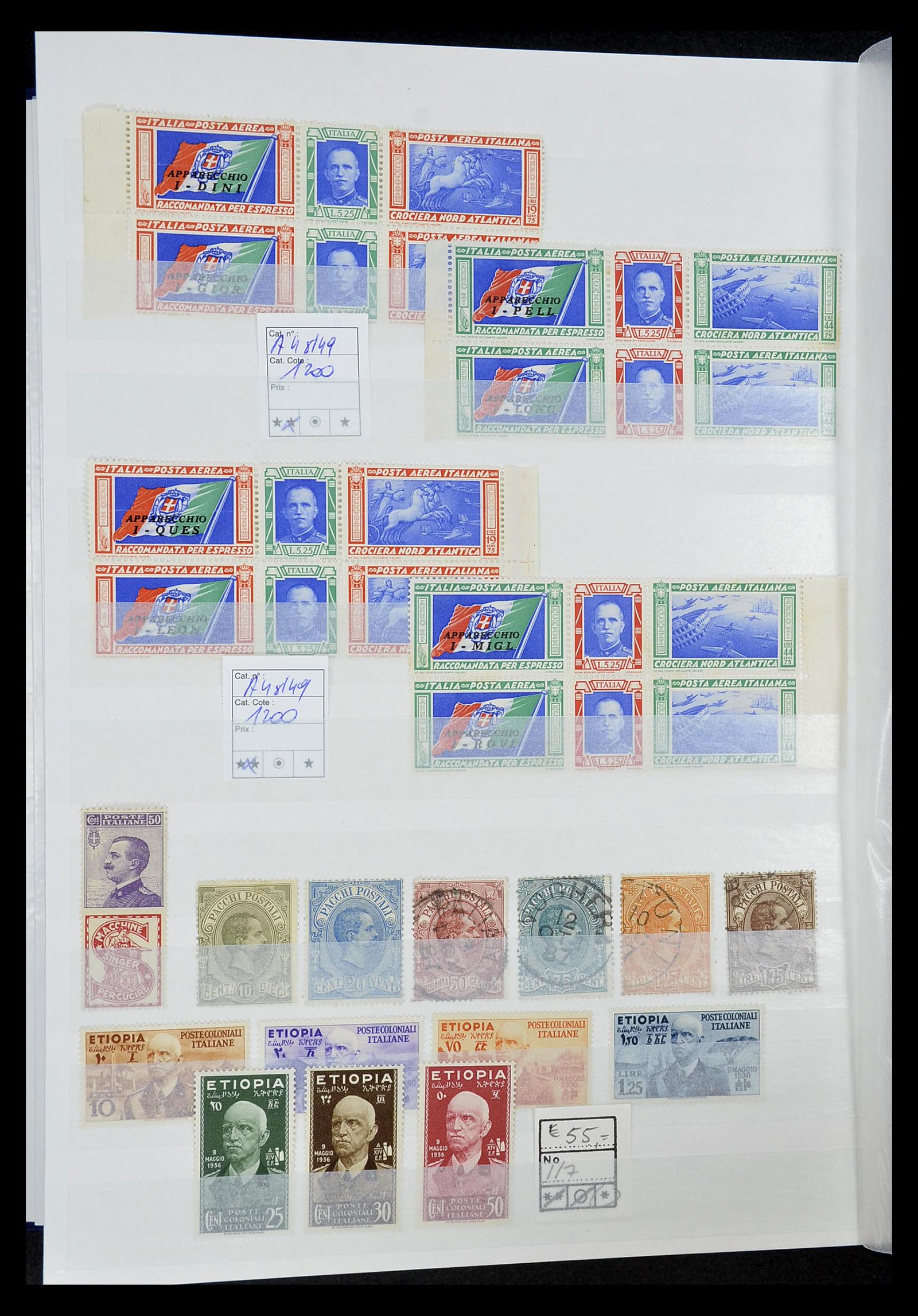 34400 020 - Postzegelverzameling 34400 Wereld betere zegels 1870-1950.