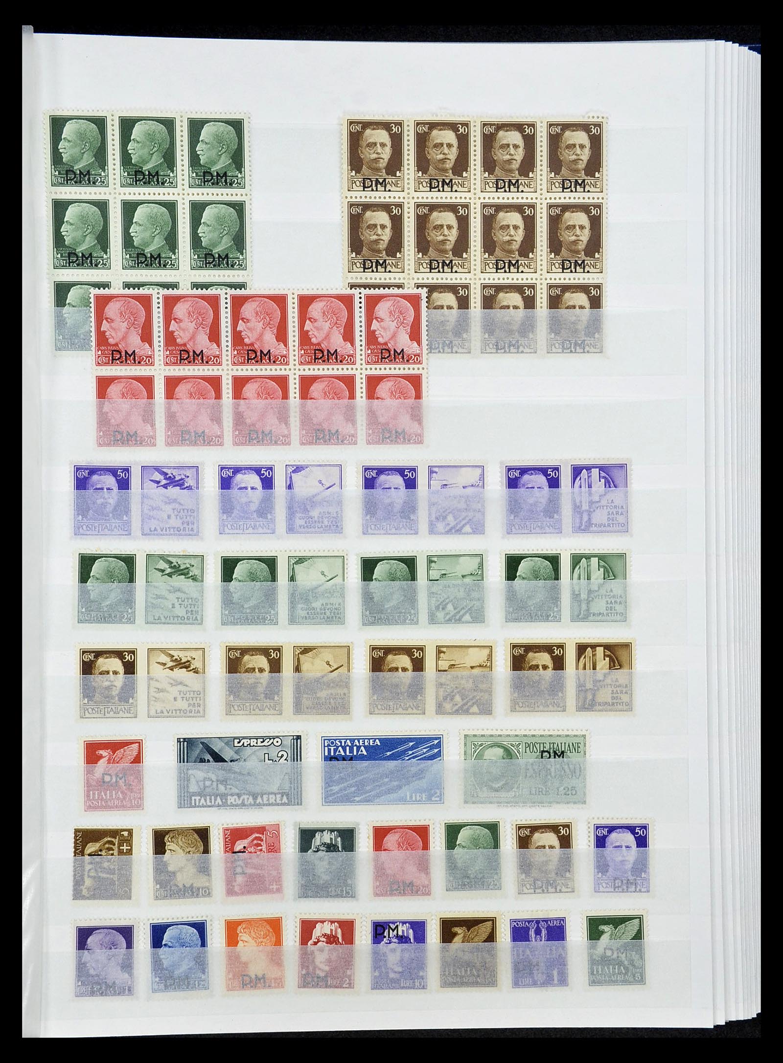34400 021 - Postzegelverzameling 34400 Wereld betere zegels 1870-1950.