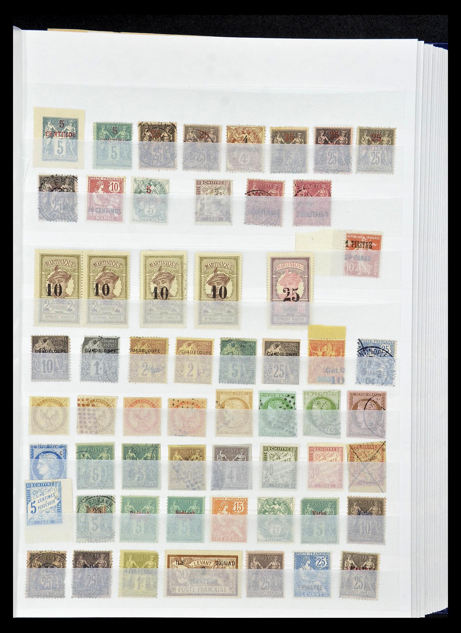 34400 027 - Postzegelverzameling 34400 Wereld betere zegels 1870-1950.