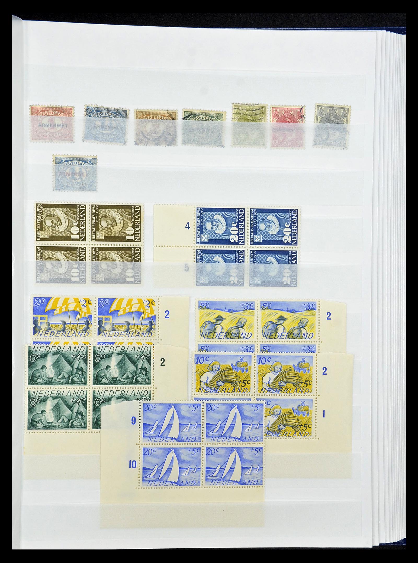 34400 037 - Postzegelverzameling 34400 Wereld betere zegels 1870-1950.