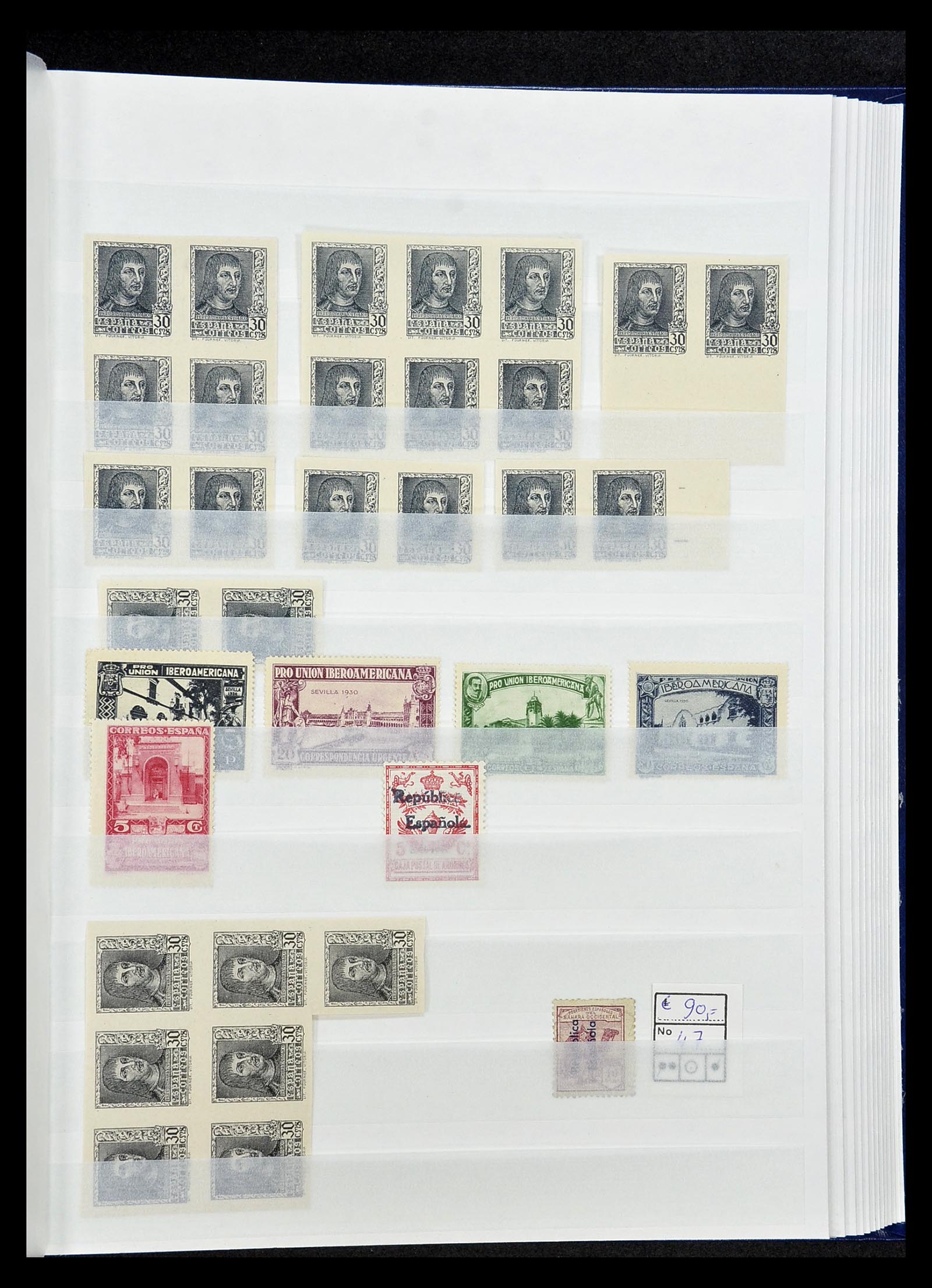 34400 041 - Postzegelverzameling 34400 Wereld betere zegels 1870-1950.
