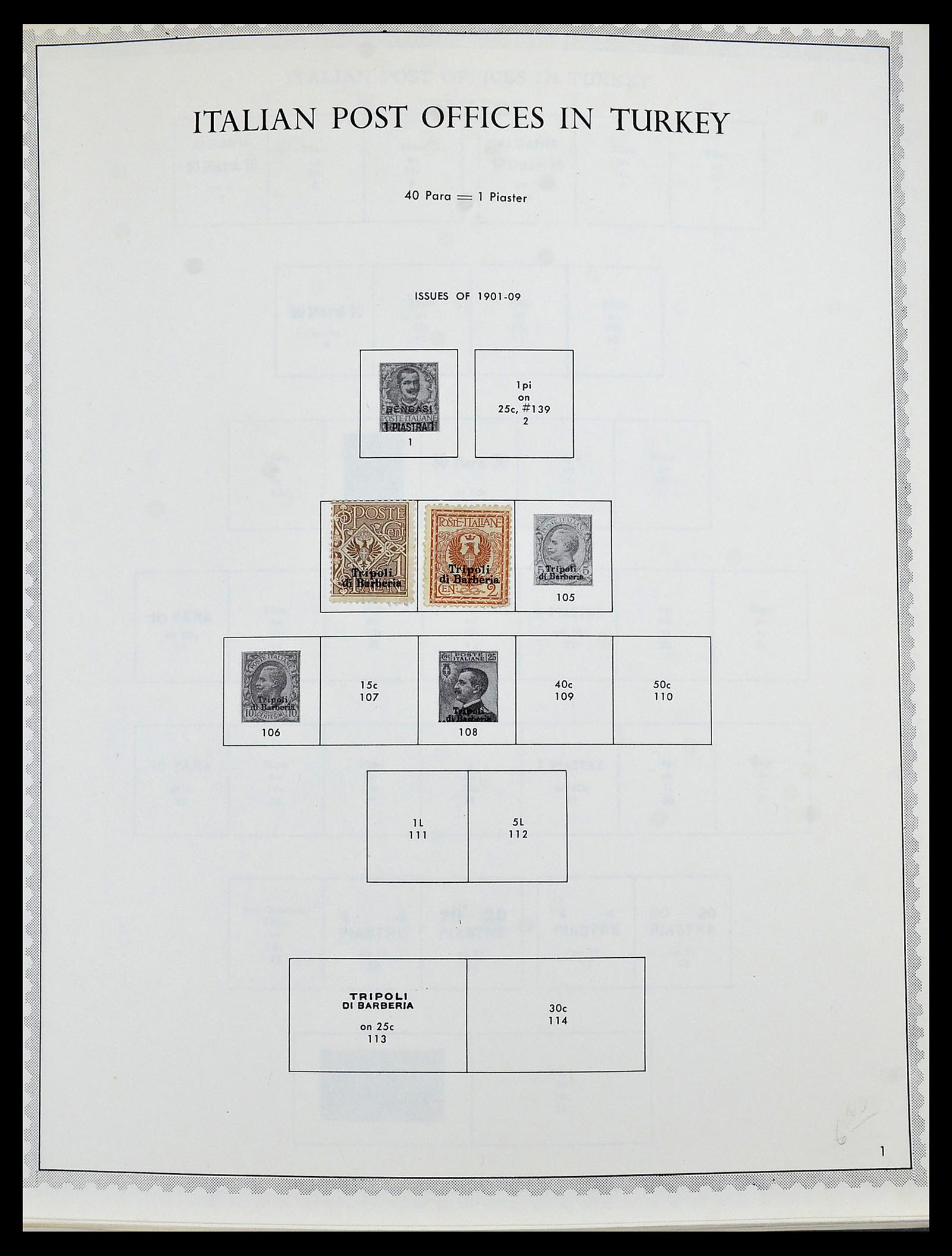 34401 012 - Postzegelverzameling 34401 Italië en gebieden 1850-1990.