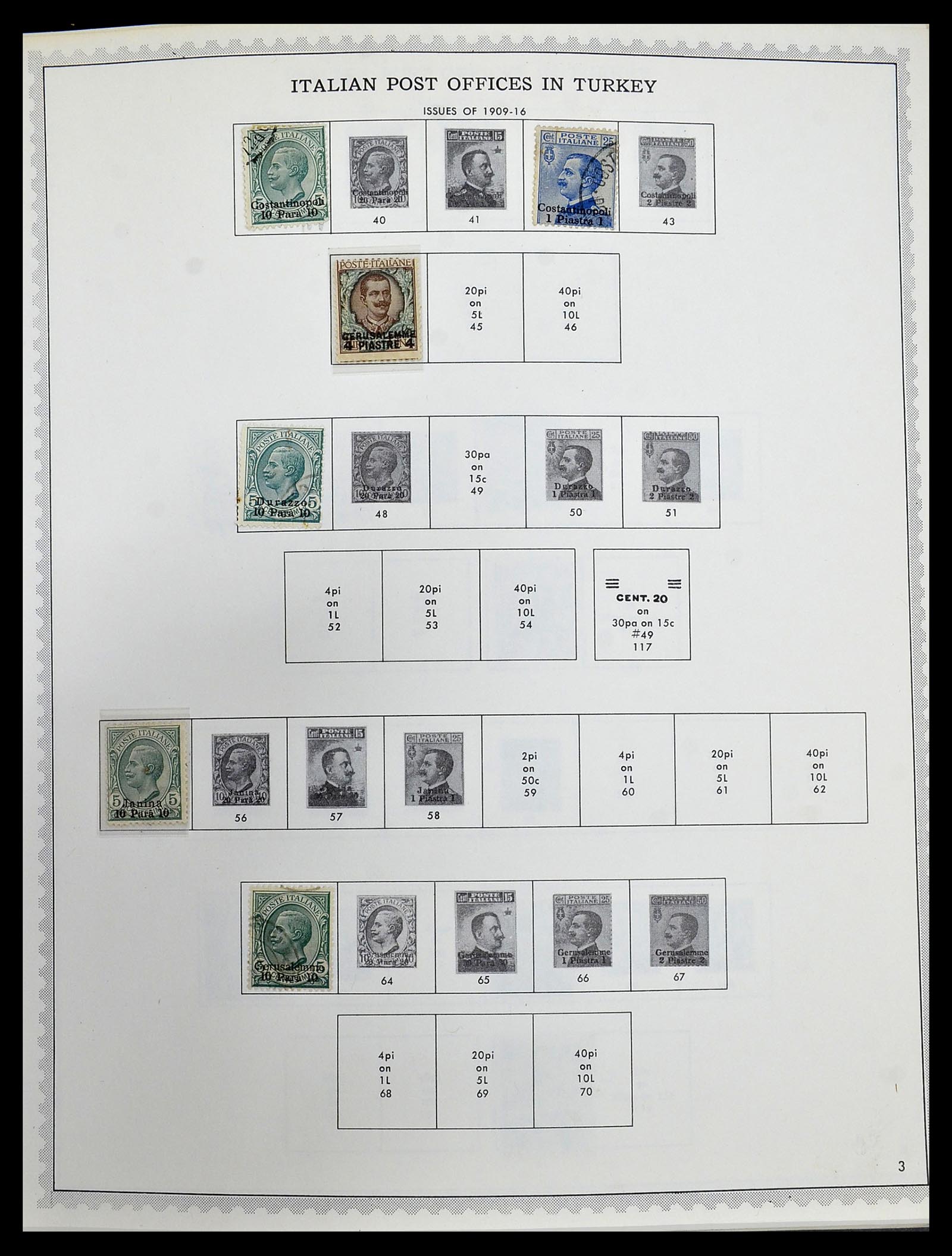 34401 013 - Stamp collection 34401 Italy and territories 1850-1990.
