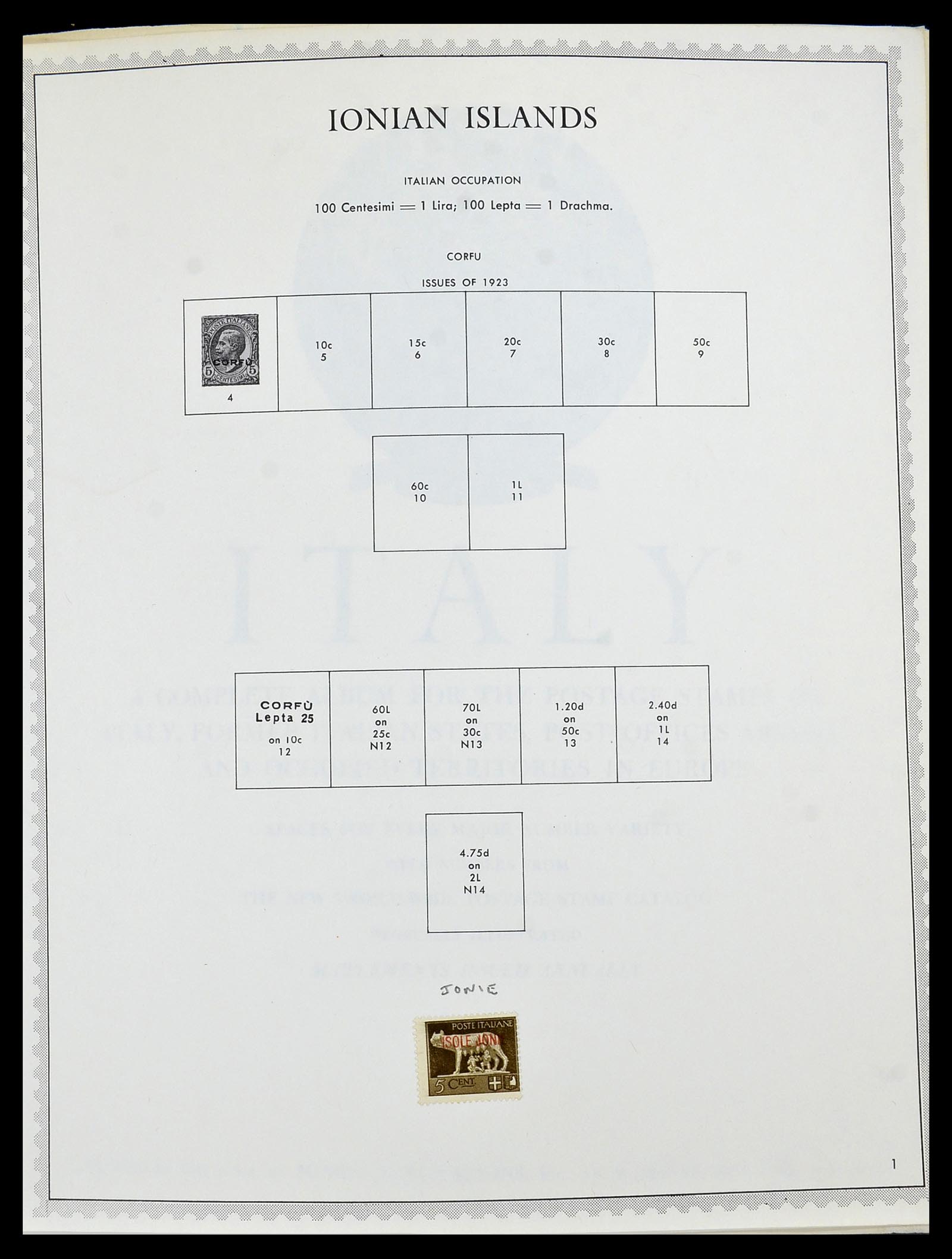 34401 016 - Stamp collection 34401 Italy and territories 1850-1990.