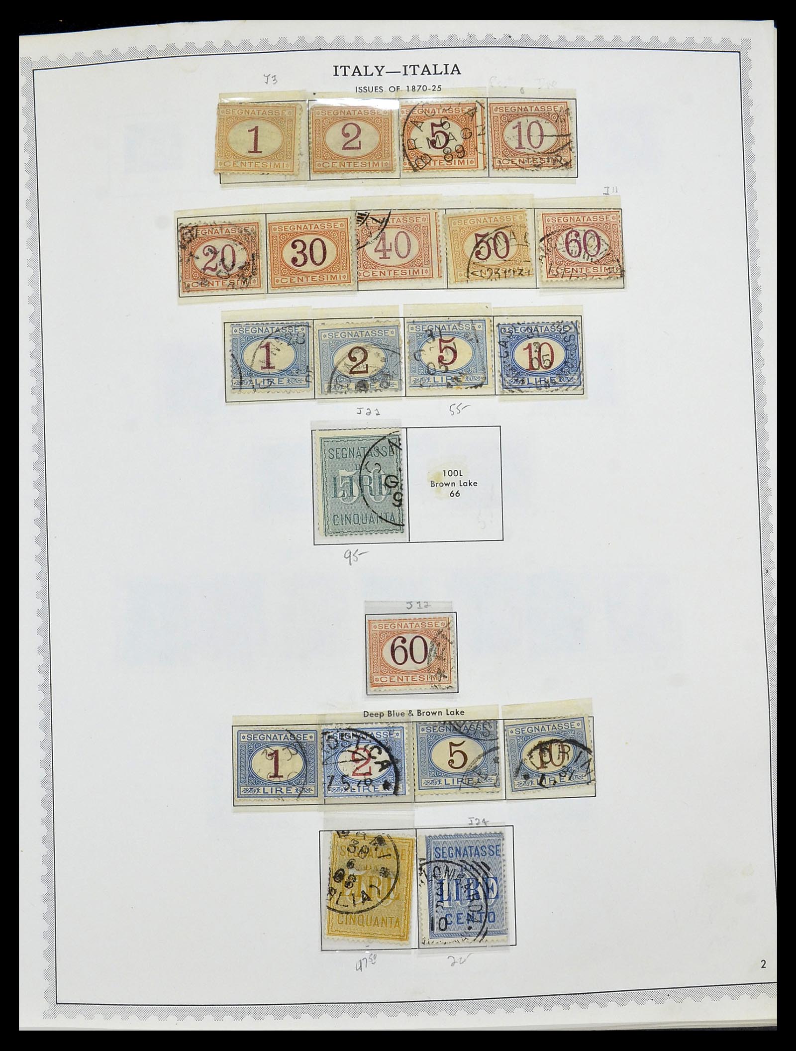 34401 018 - Stamp collection 34401 Italy and territories 1850-1990.