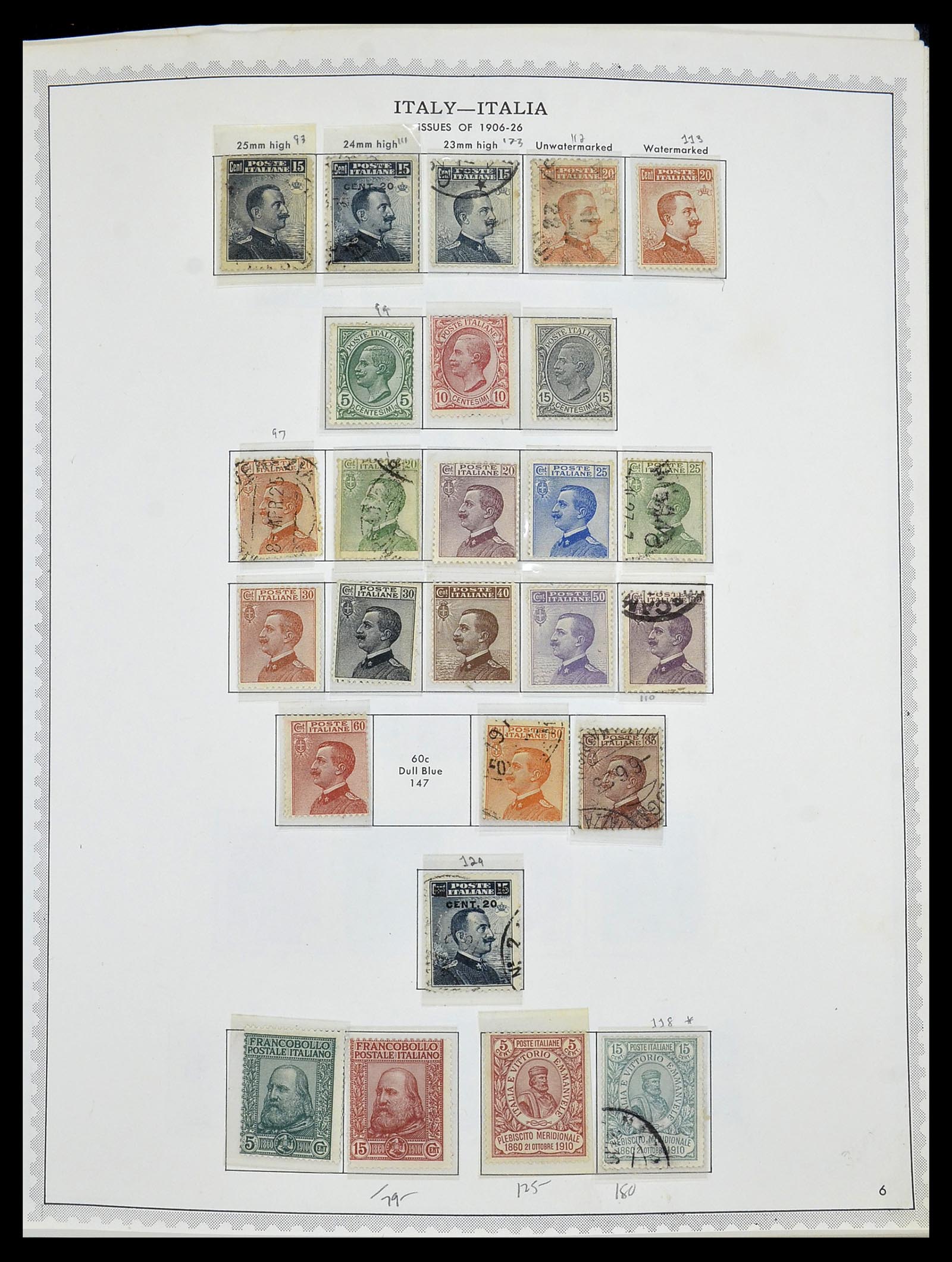 34401 023 - Stamp collection 34401 Italy and territories 1850-1990.