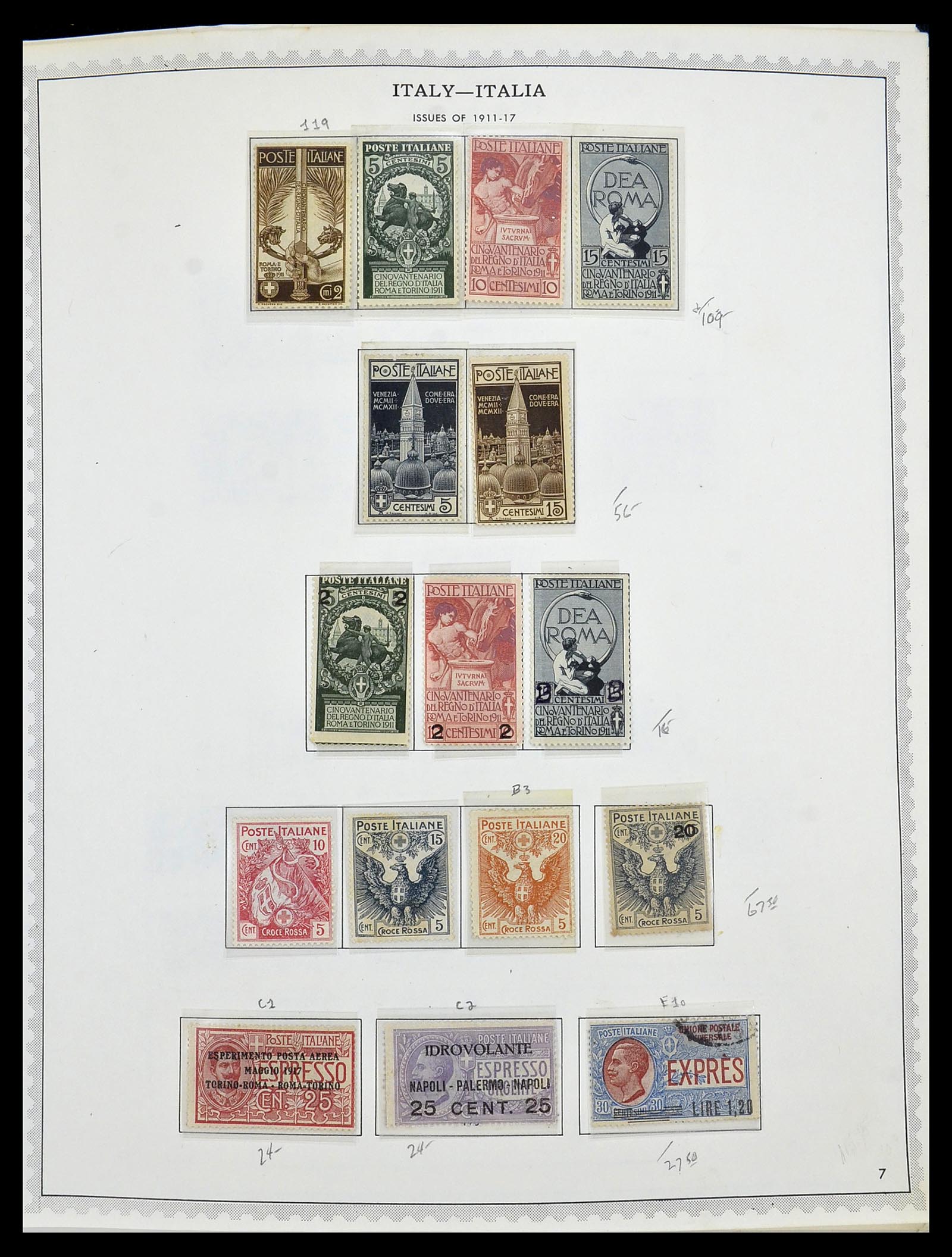 34401 024 - Stamp collection 34401 Italy and territories 1850-1990.