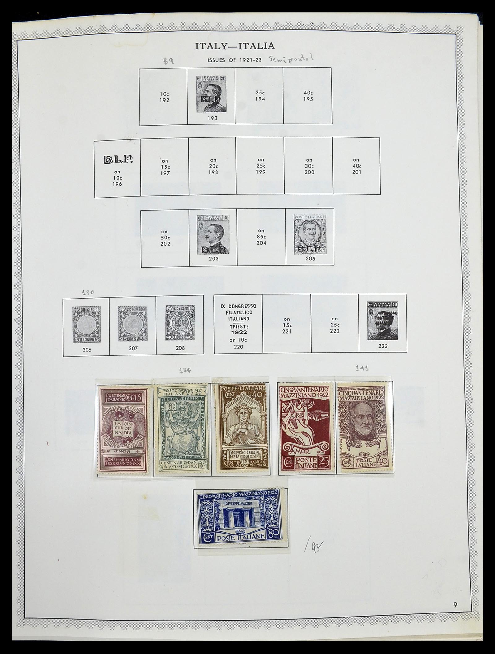34401 026 - Stamp collection 34401 Italy and territories 1850-1990.