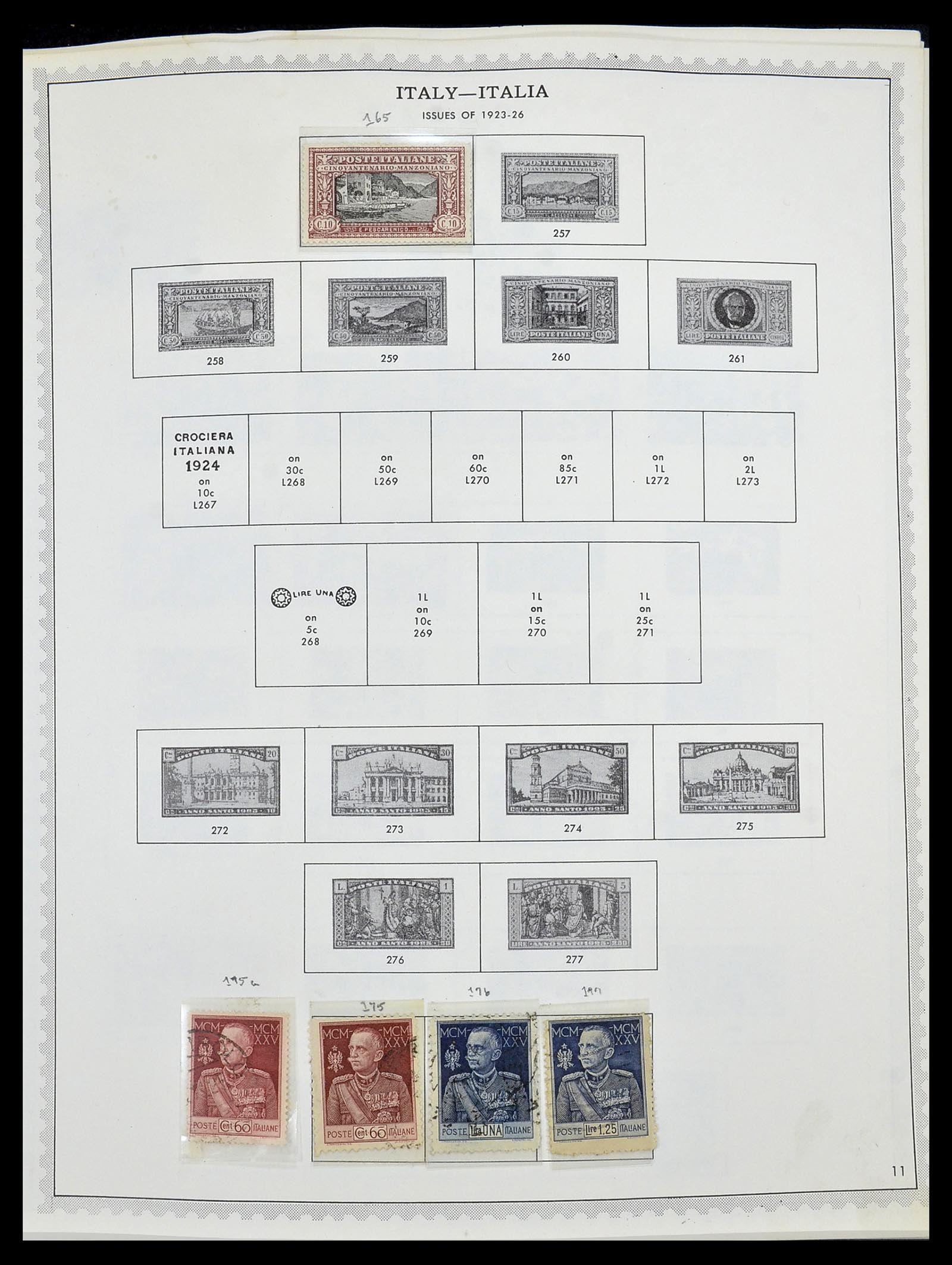 34401 028 - Stamp collection 34401 Italy and territories 1850-1990.
