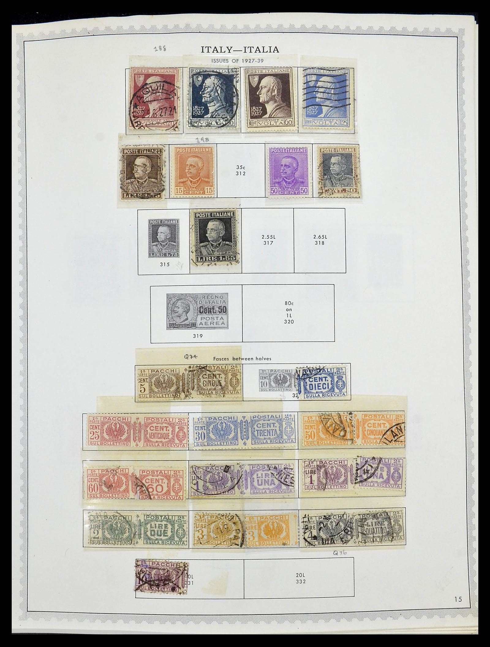 34401 031 - Stamp collection 34401 Italy and territories 1850-1990.