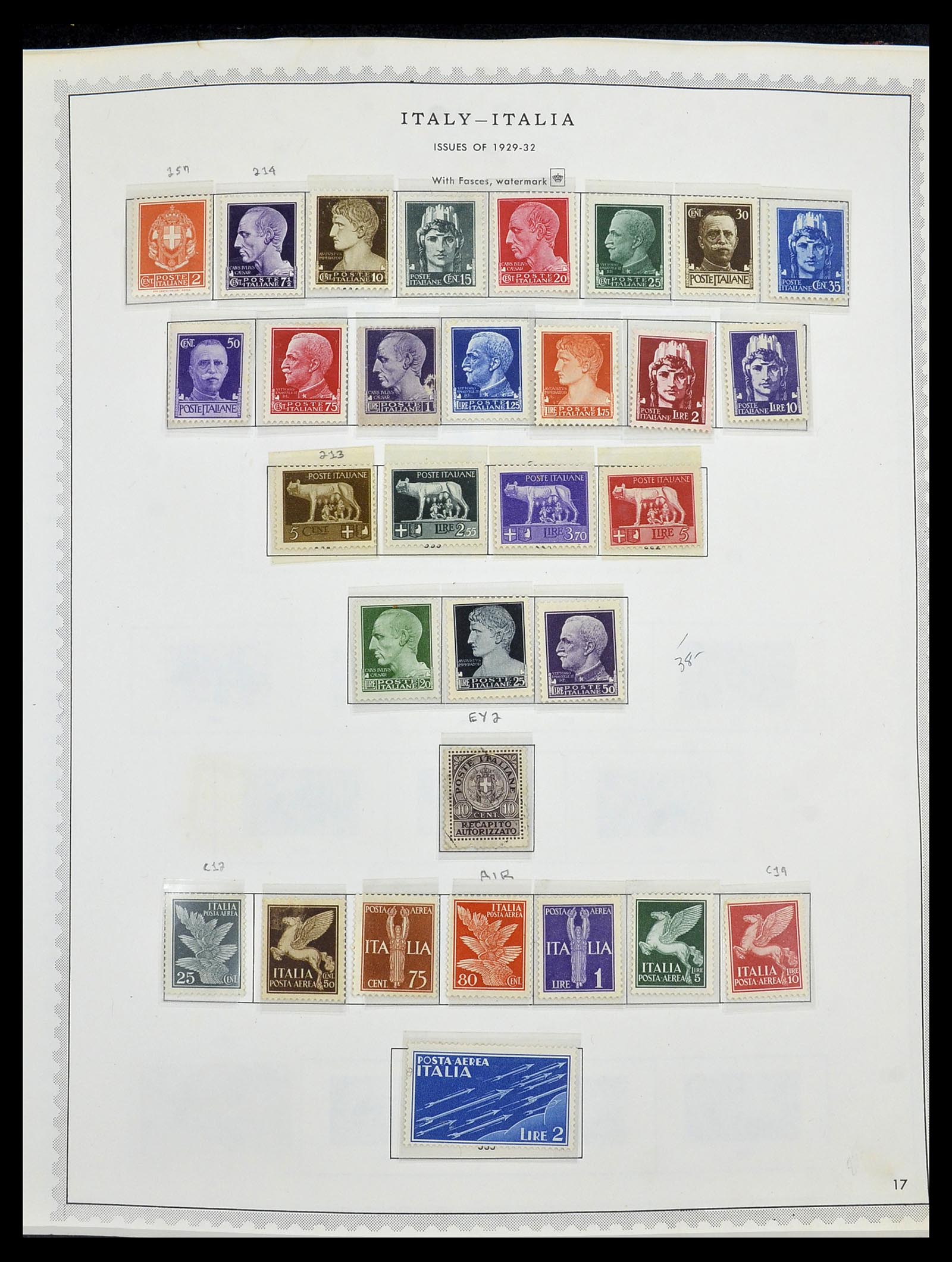 34401 033 - Stamp collection 34401 Italy and territories 1850-1990.