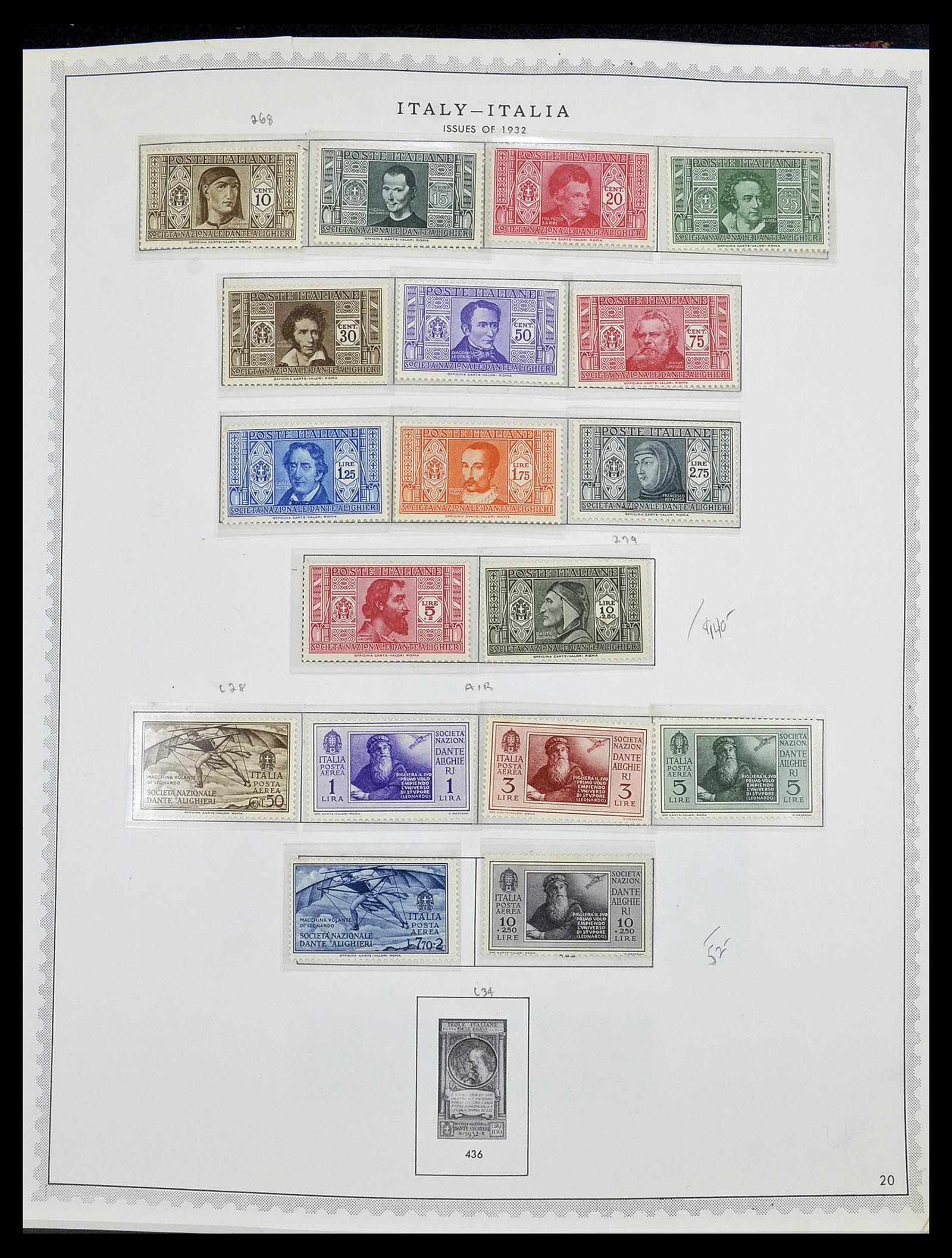 34401 036 - Stamp collection 34401 Italy and territories 1850-1990.