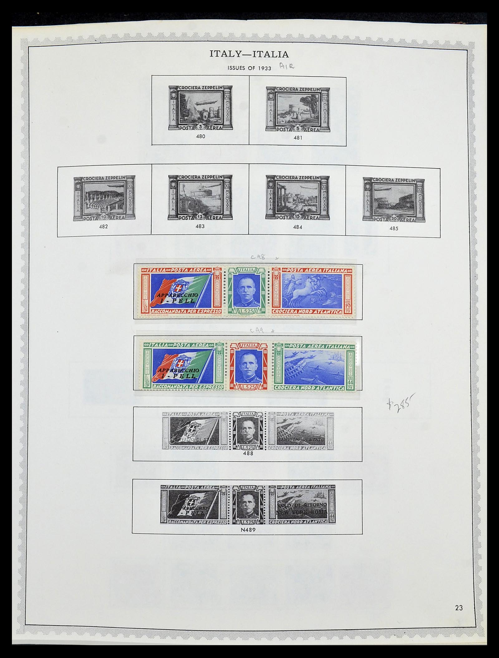 34401 039 - Stamp collection 34401 Italy and territories 1850-1990.