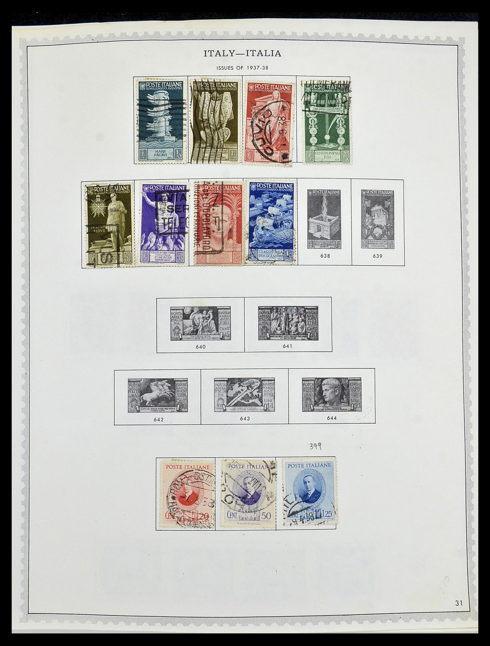 34401 047 - Postzegelverzameling 34401 Italië en gebieden 1850-1990.