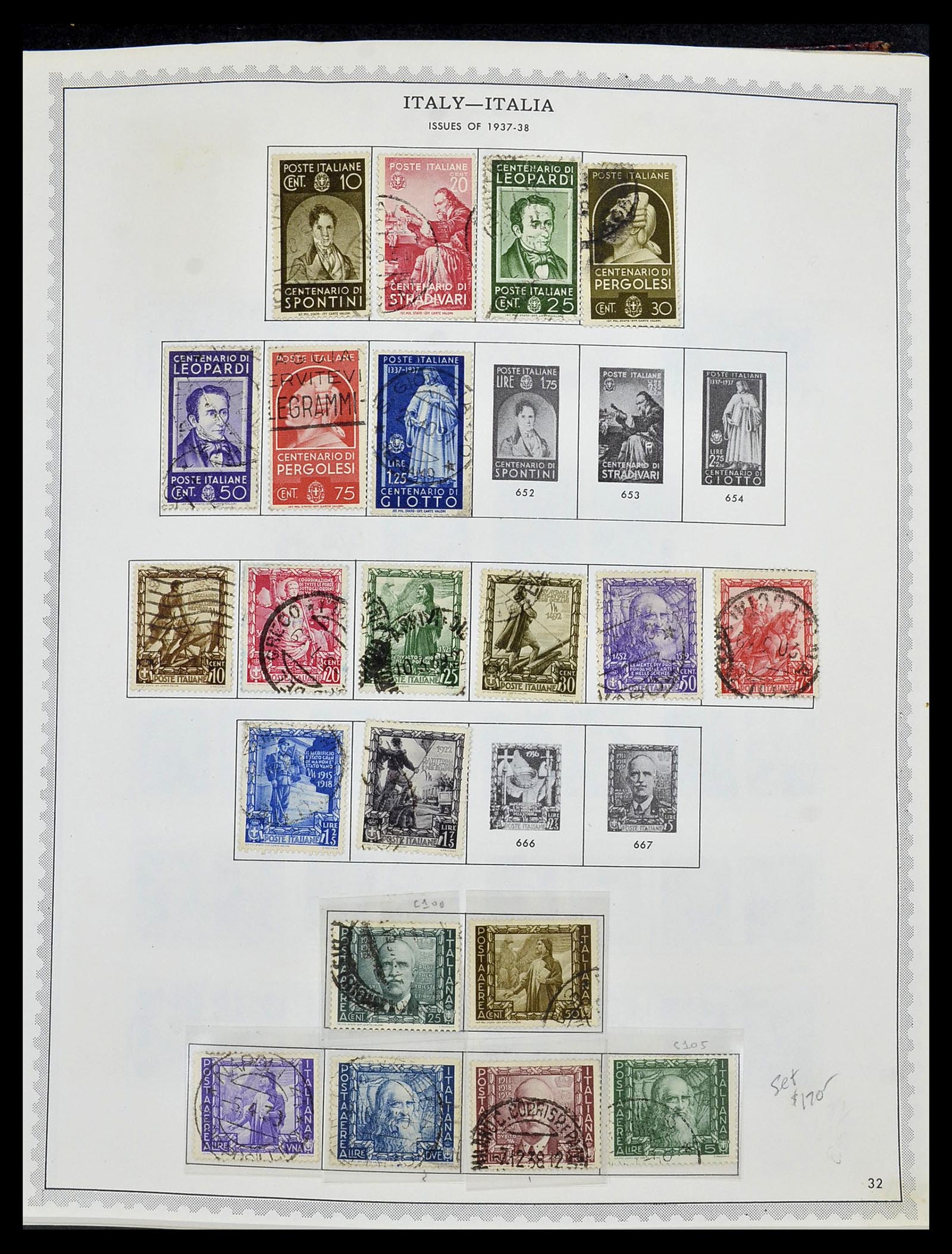34401 048 - Postzegelverzameling 34401 Italië en gebieden 1850-1990.