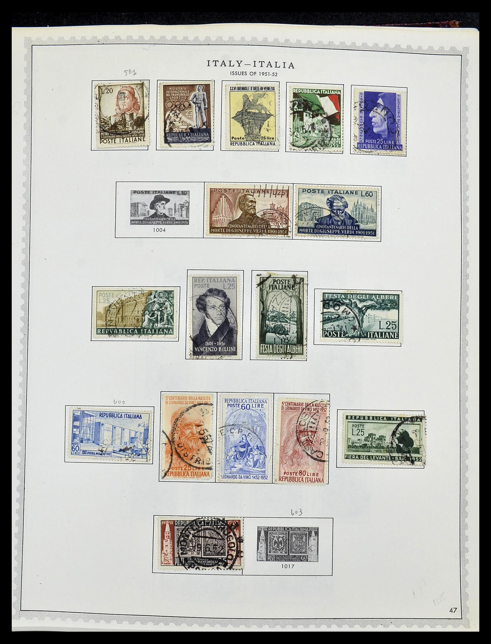 34401 063 - Stamp collection 34401 Italy and territories 1850-1990.