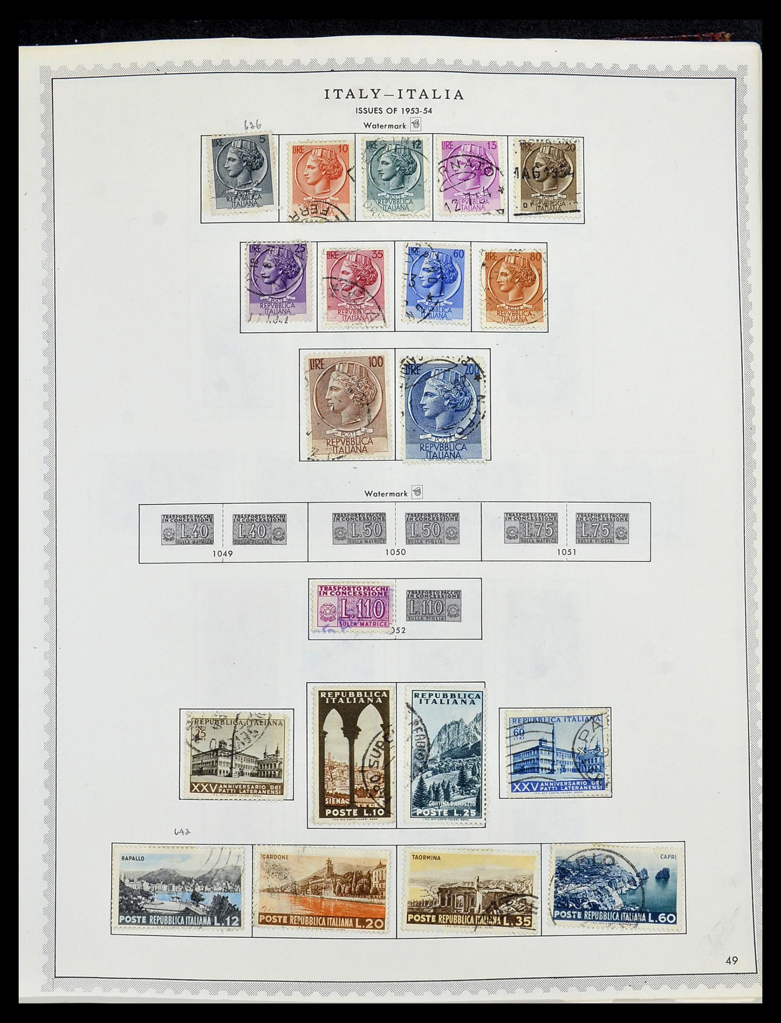 34401 065 - Stamp collection 34401 Italy and territories 1850-1990.