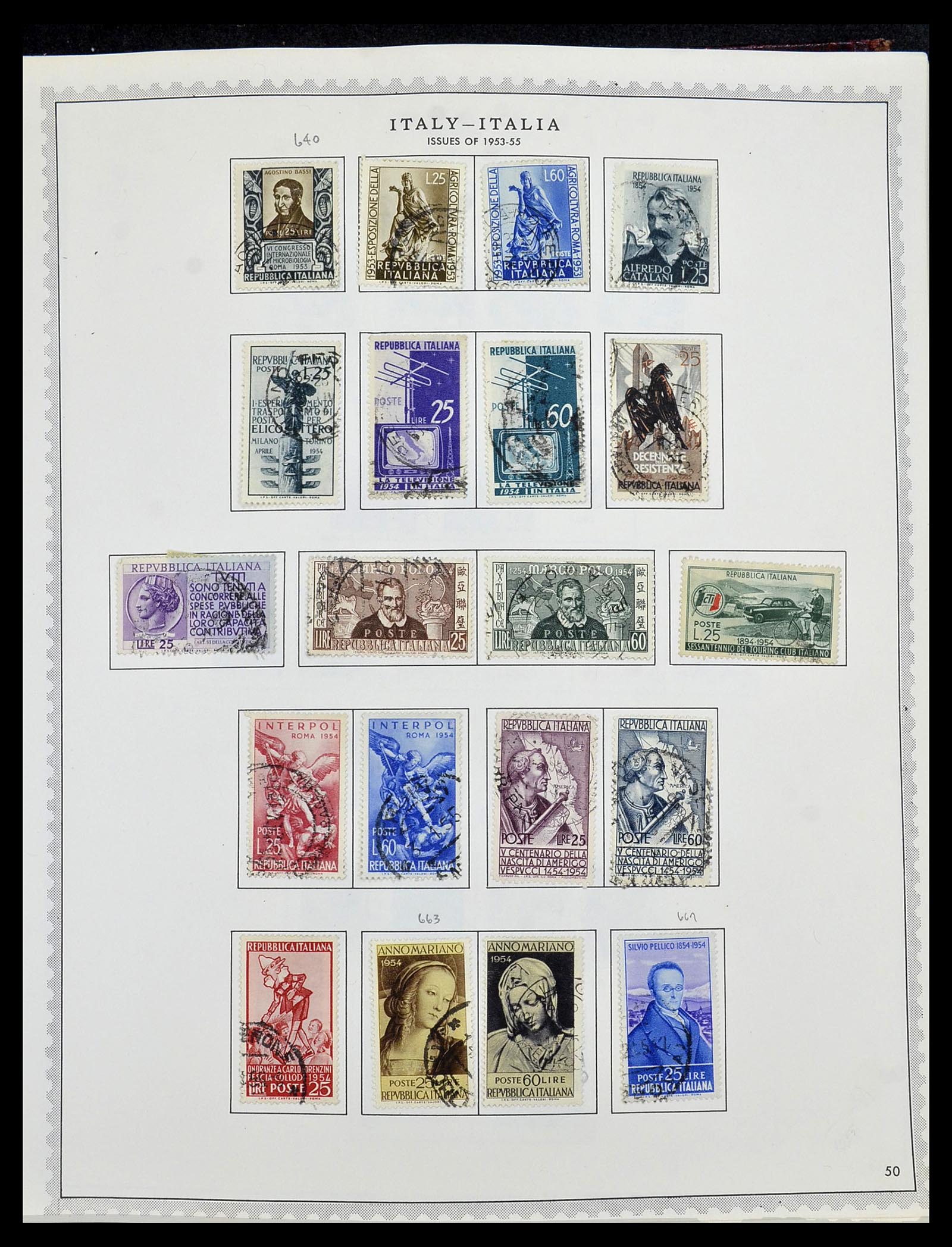 34401 066 - Stamp collection 34401 Italy and territories 1850-1990.