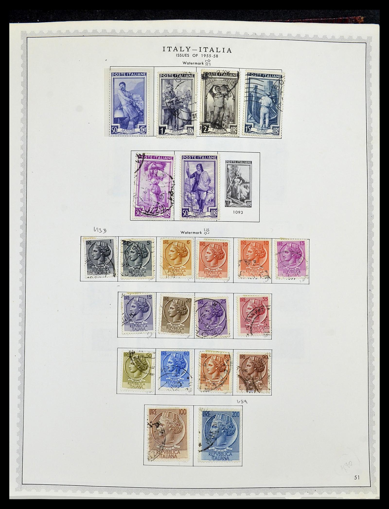 34401 067 - Stamp collection 34401 Italy and territories 1850-1990.
