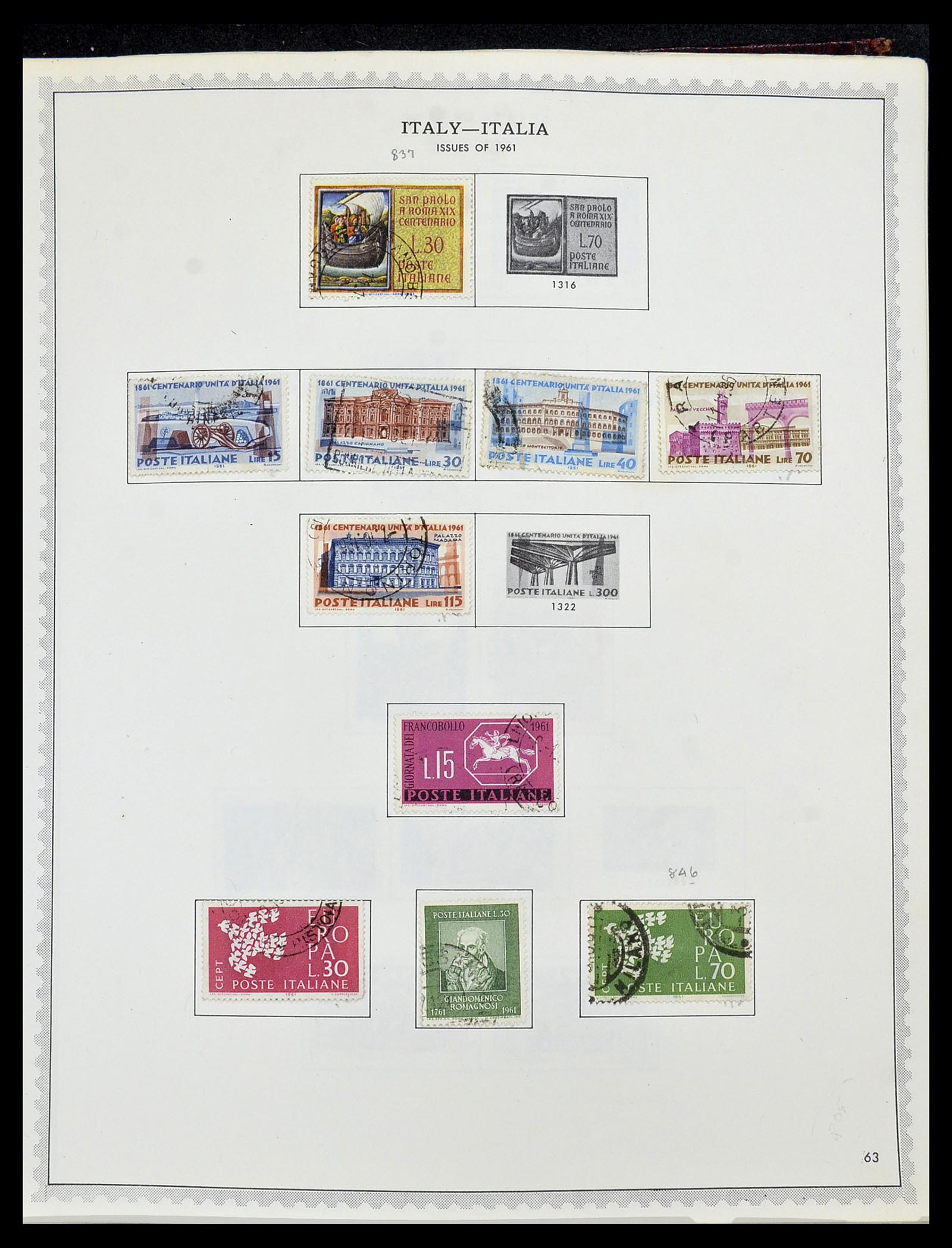 34401 079 - Stamp collection 34401 Italy and territories 1850-1990.