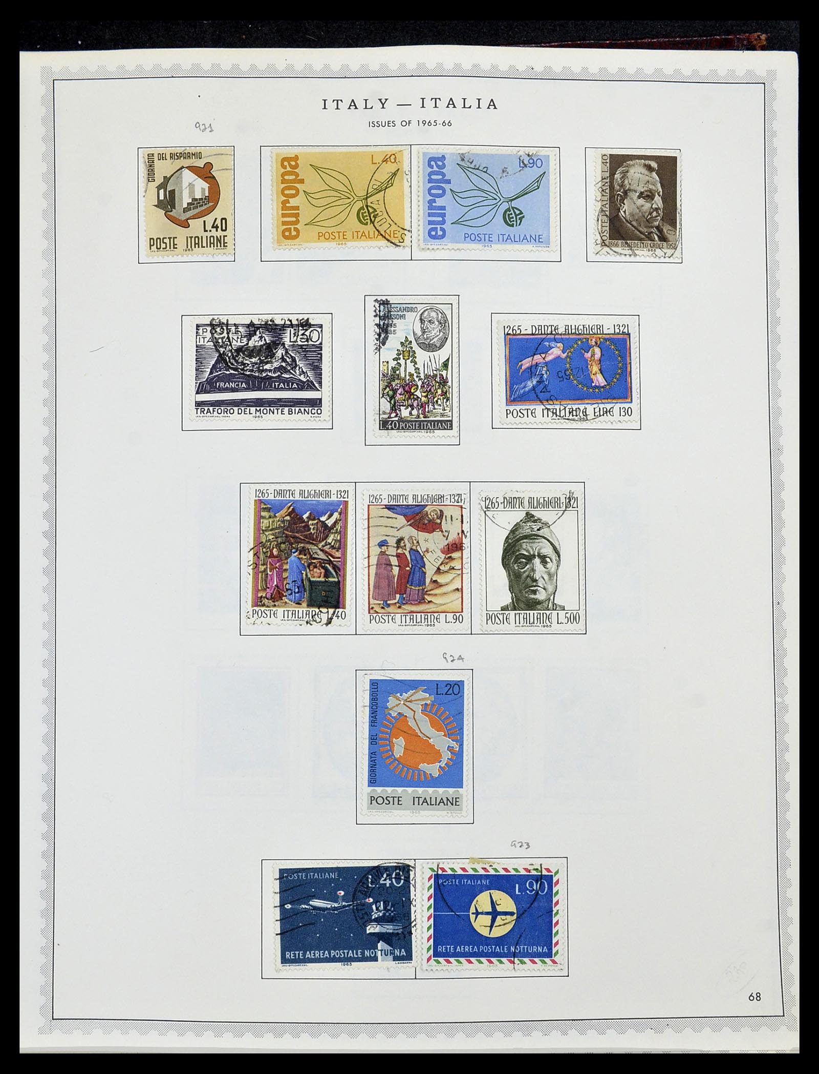 34401 084 - Stamp collection 34401 Italy and territories 1850-1990.