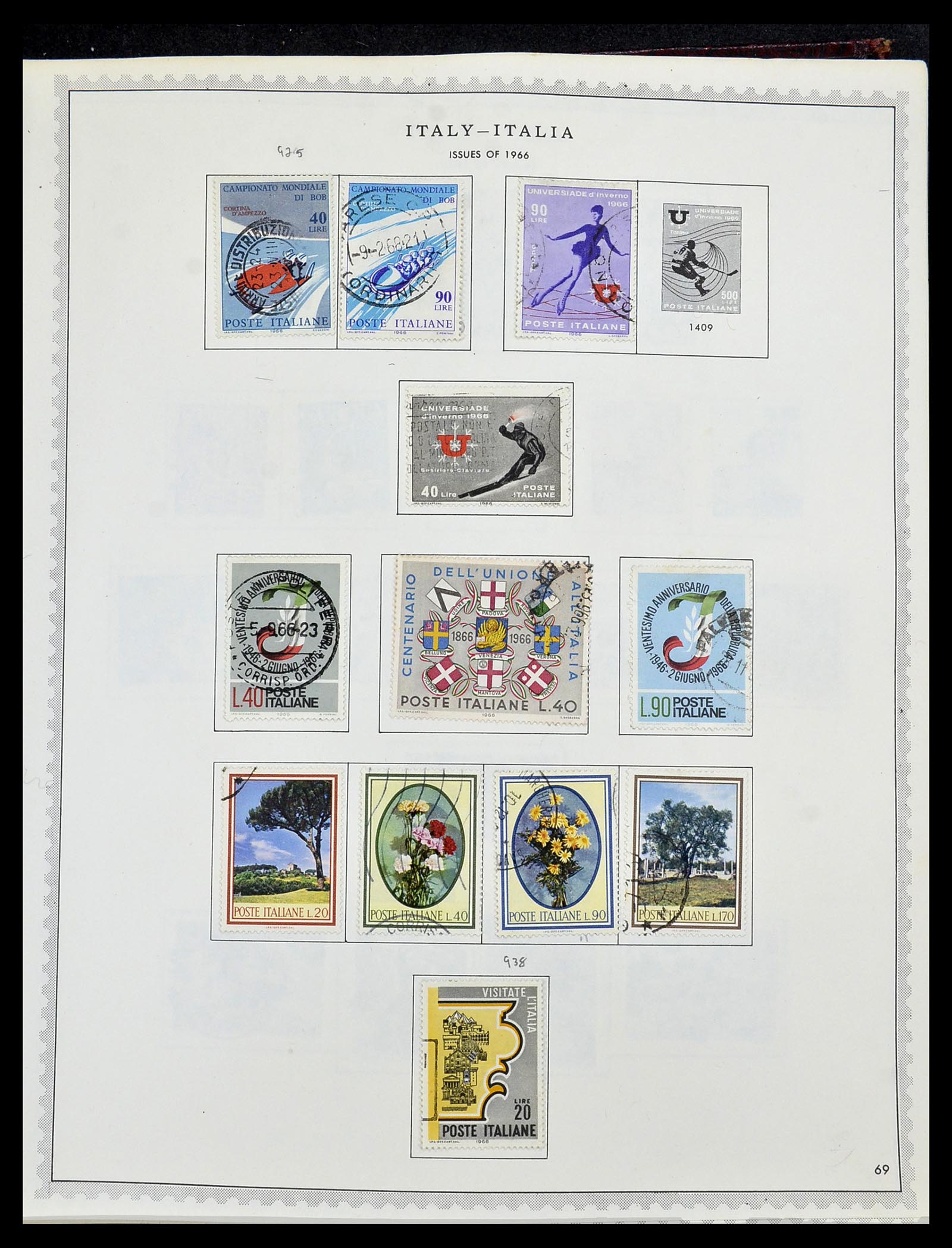 34401 085 - Postzegelverzameling 34401 Italië en gebieden 1850-1990.