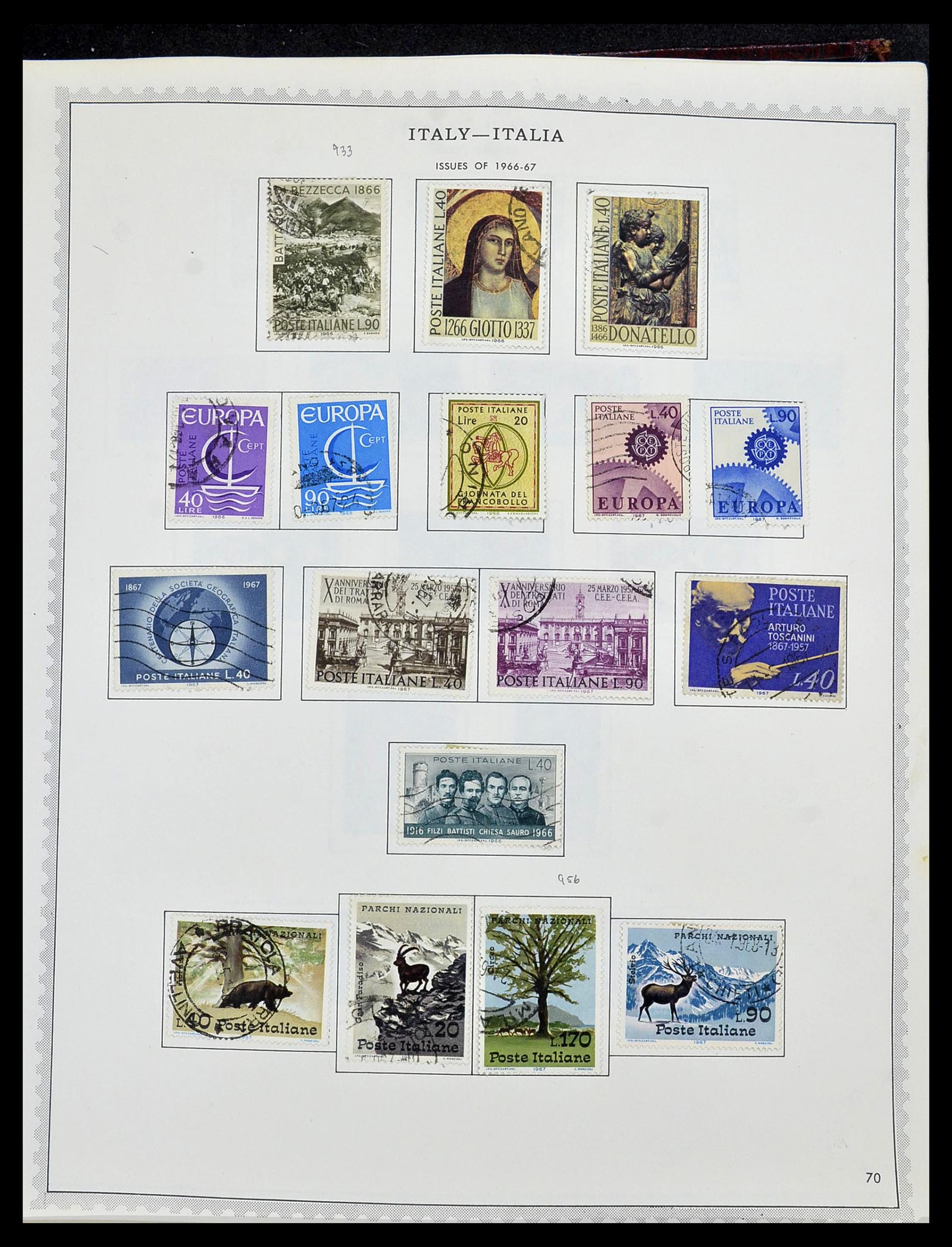 34401 086 - Postzegelverzameling 34401 Italië en gebieden 1850-1990.