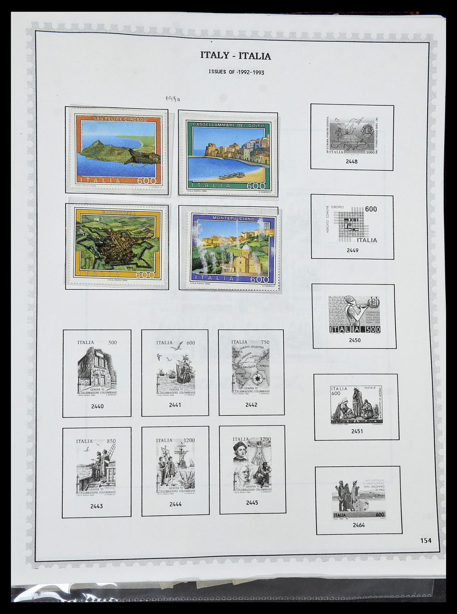 34401 162 - Stamp collection 34401 Italy and territories 1850-1990.