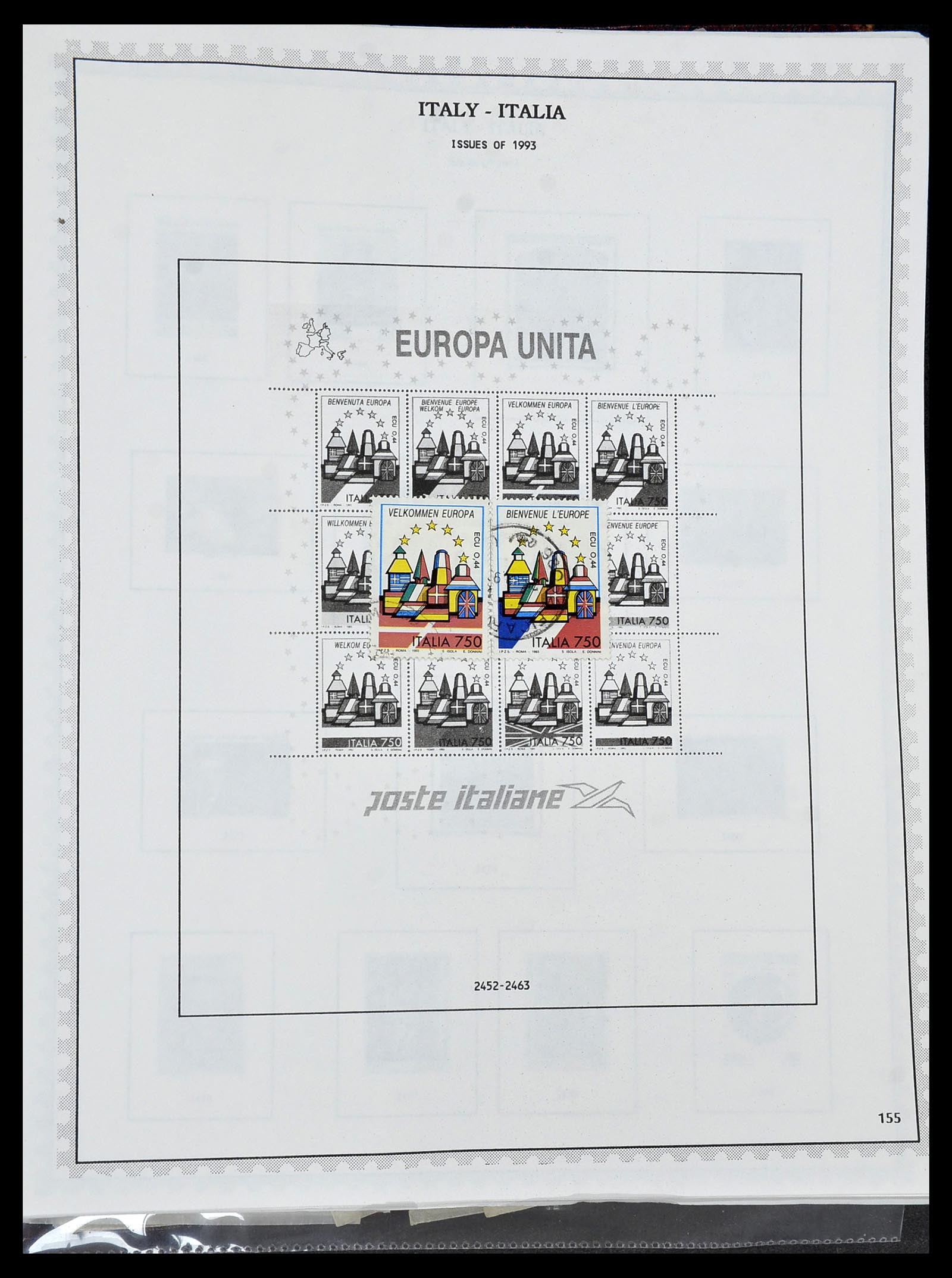 34401 163 - Stamp collection 34401 Italy and territories 1850-1990.