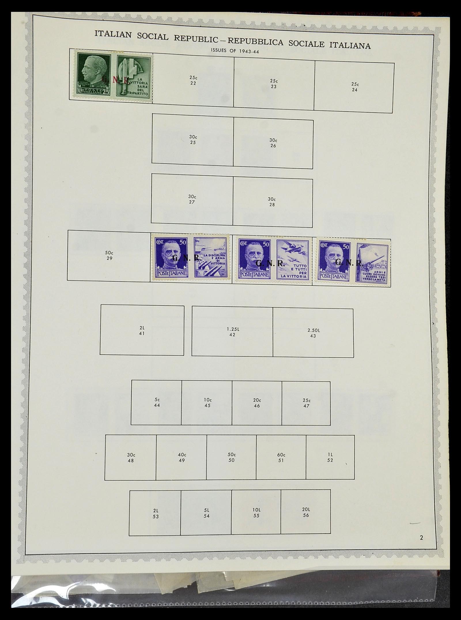 34401 181 - Stamp collection 34401 Italy and territories 1850-1990.