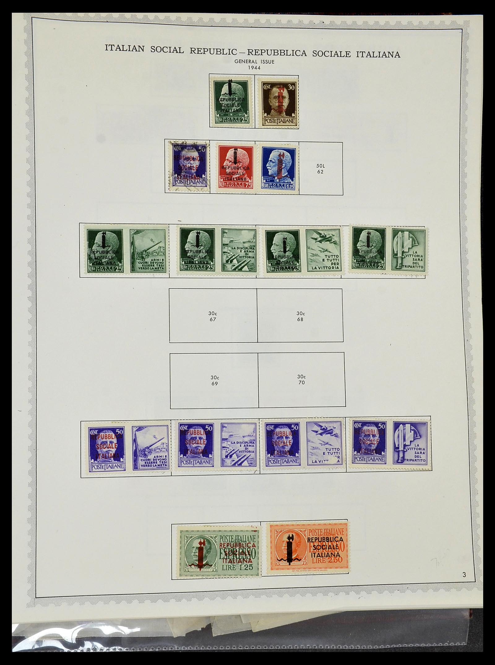 34401 182 - Stamp collection 34401 Italy and territories 1850-1990.