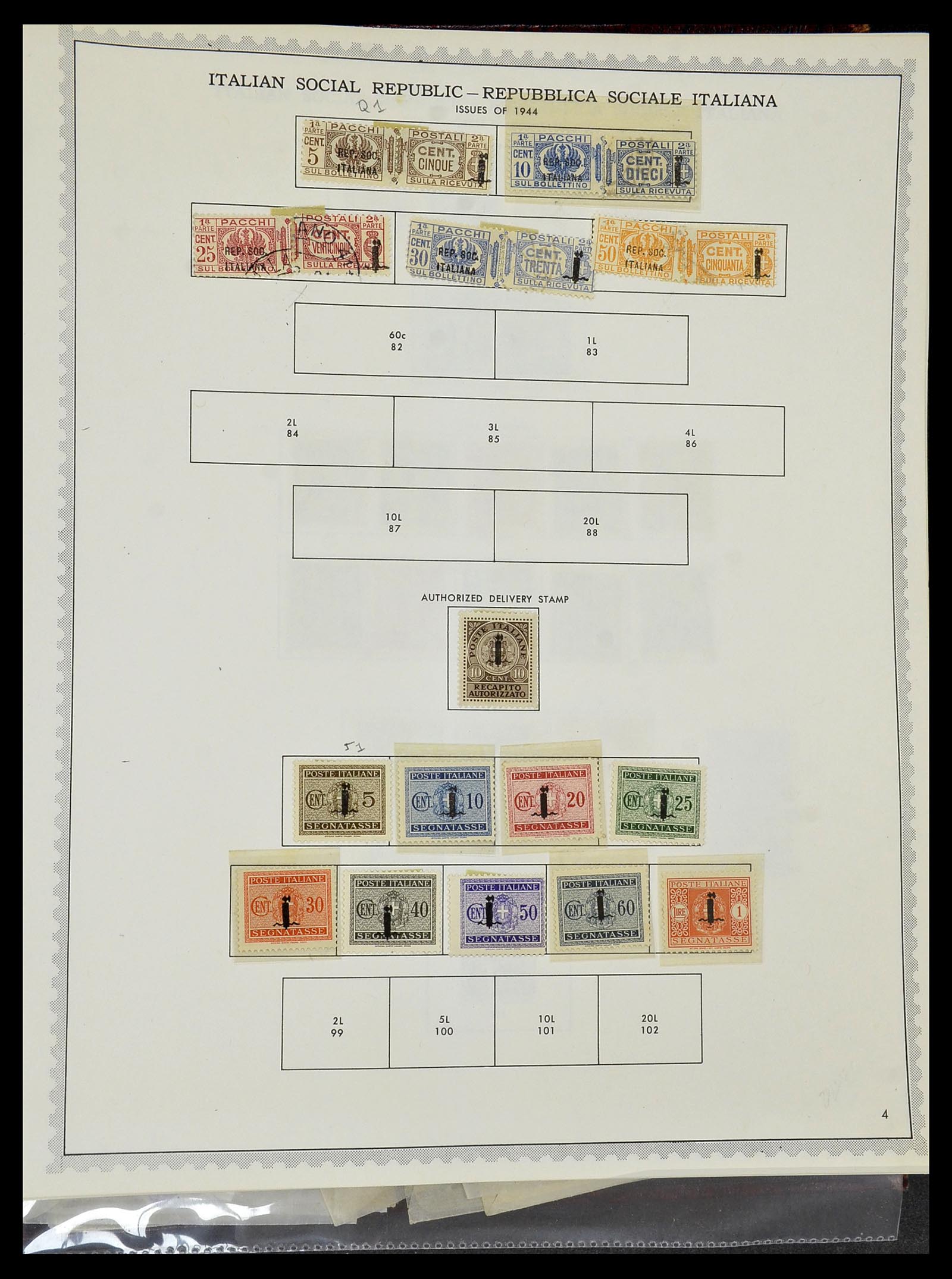 34401 183 - Stamp collection 34401 Italy and territories 1850-1990.