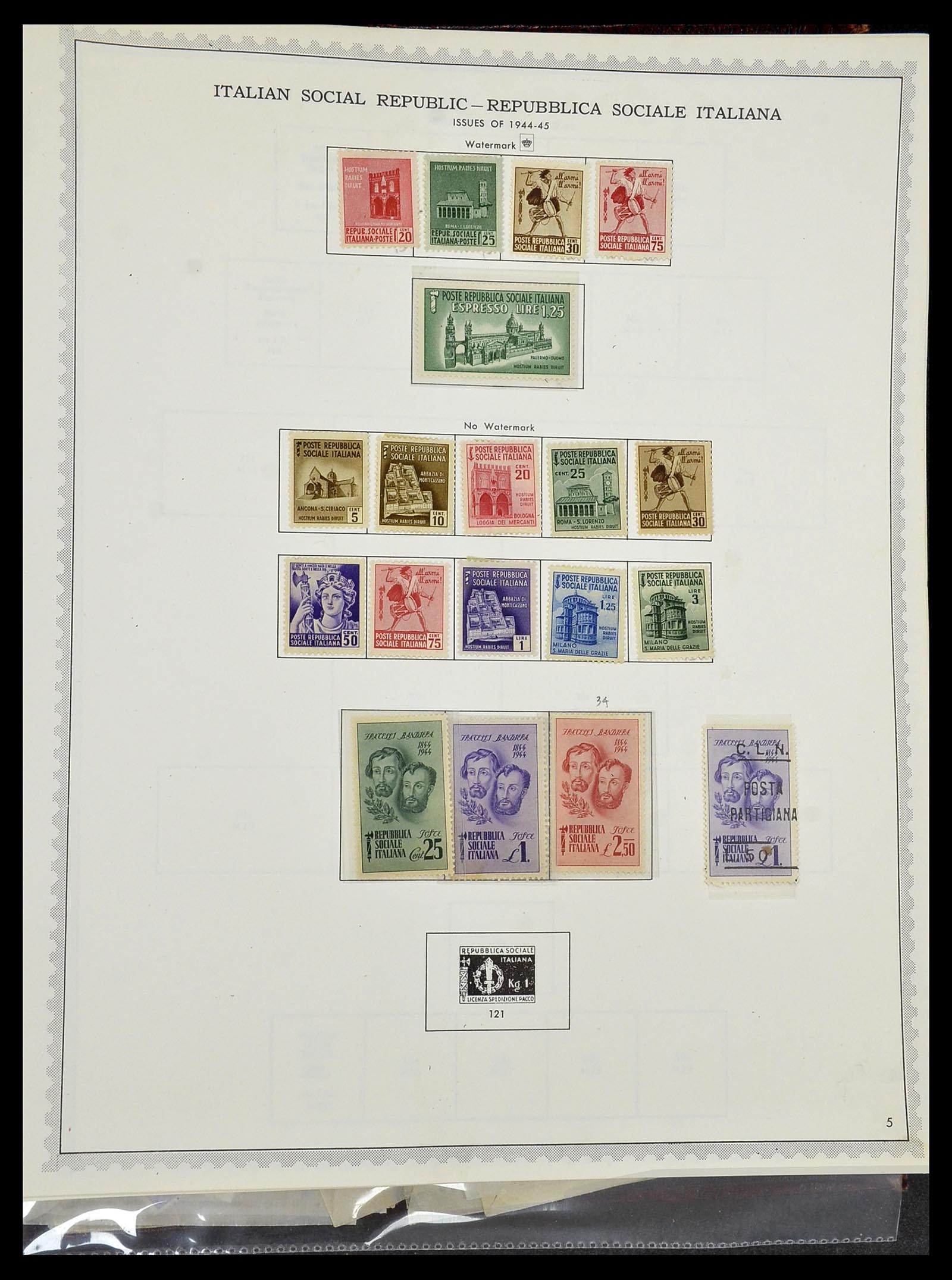 34401 184 - Stamp collection 34401 Italy and territories 1850-1990.