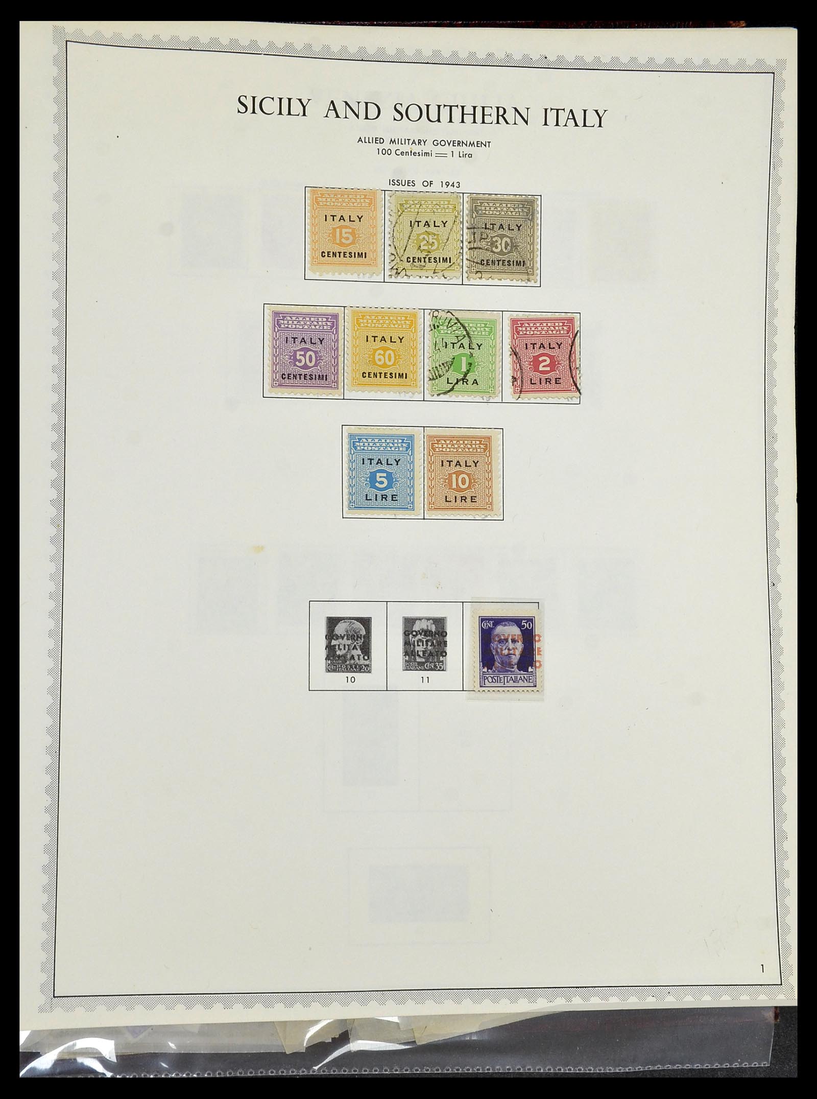 34401 185 - Stamp collection 34401 Italy and territories 1850-1990.