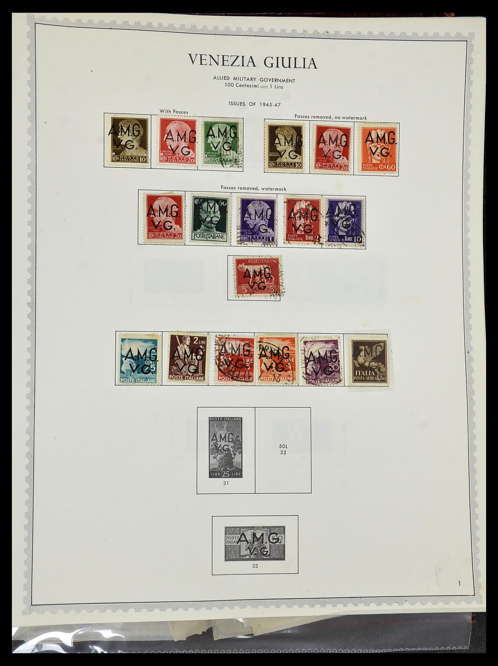 34401 186 - Stamp collection 34401 Italy and territories 1850-1990.